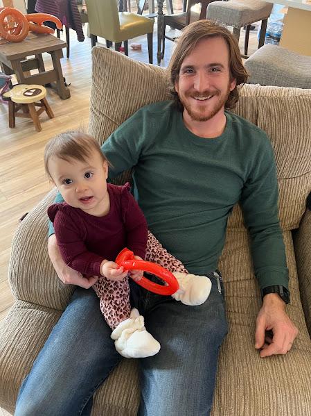 Chad with his niece Claire Th…