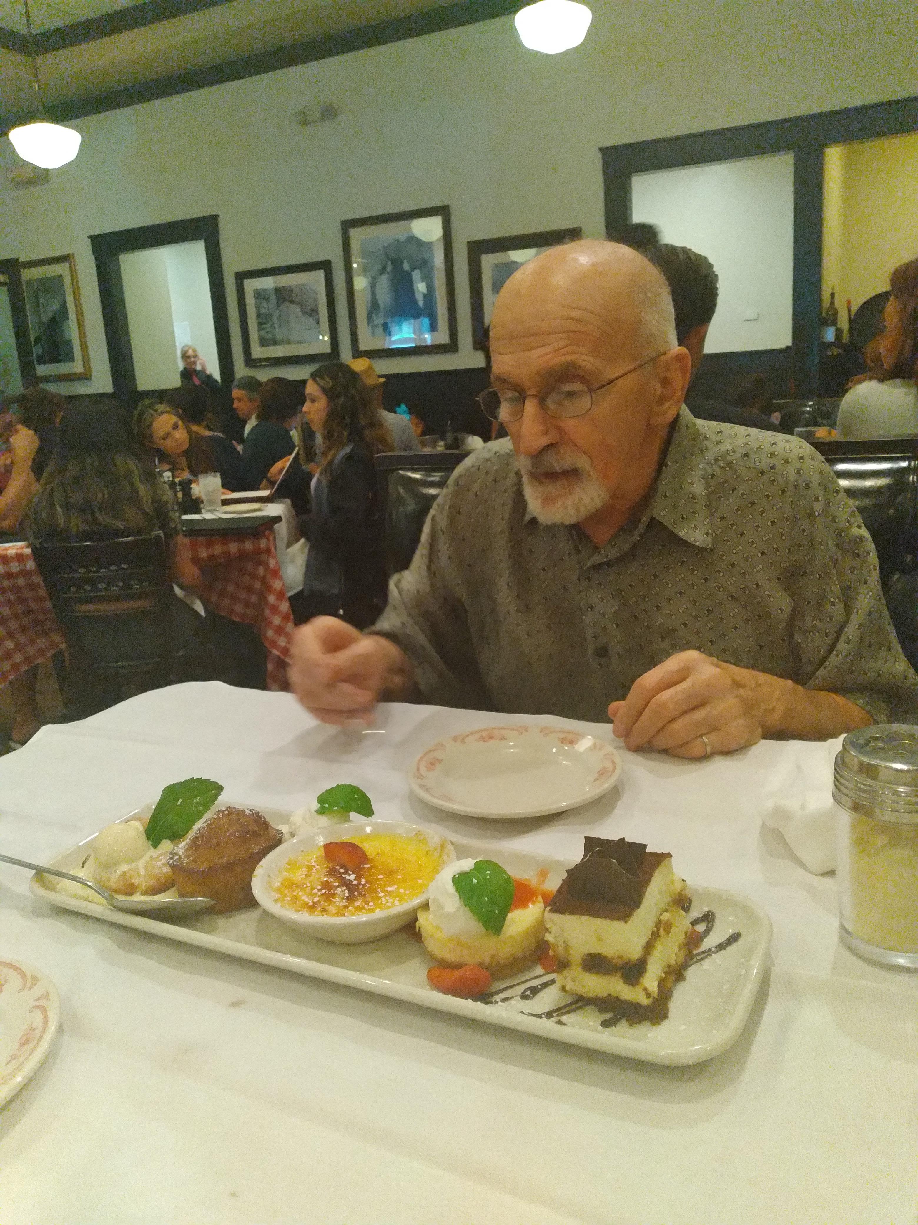 Dad loved his desserts