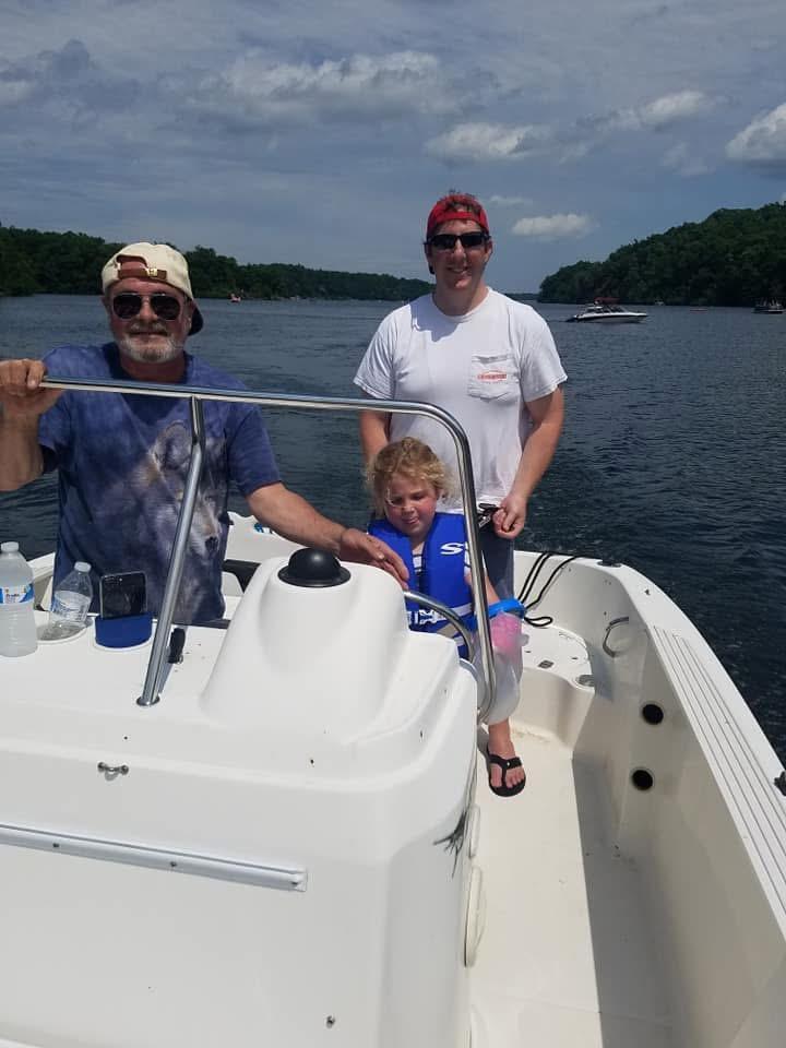 Grandpa letting his 5 year ol…