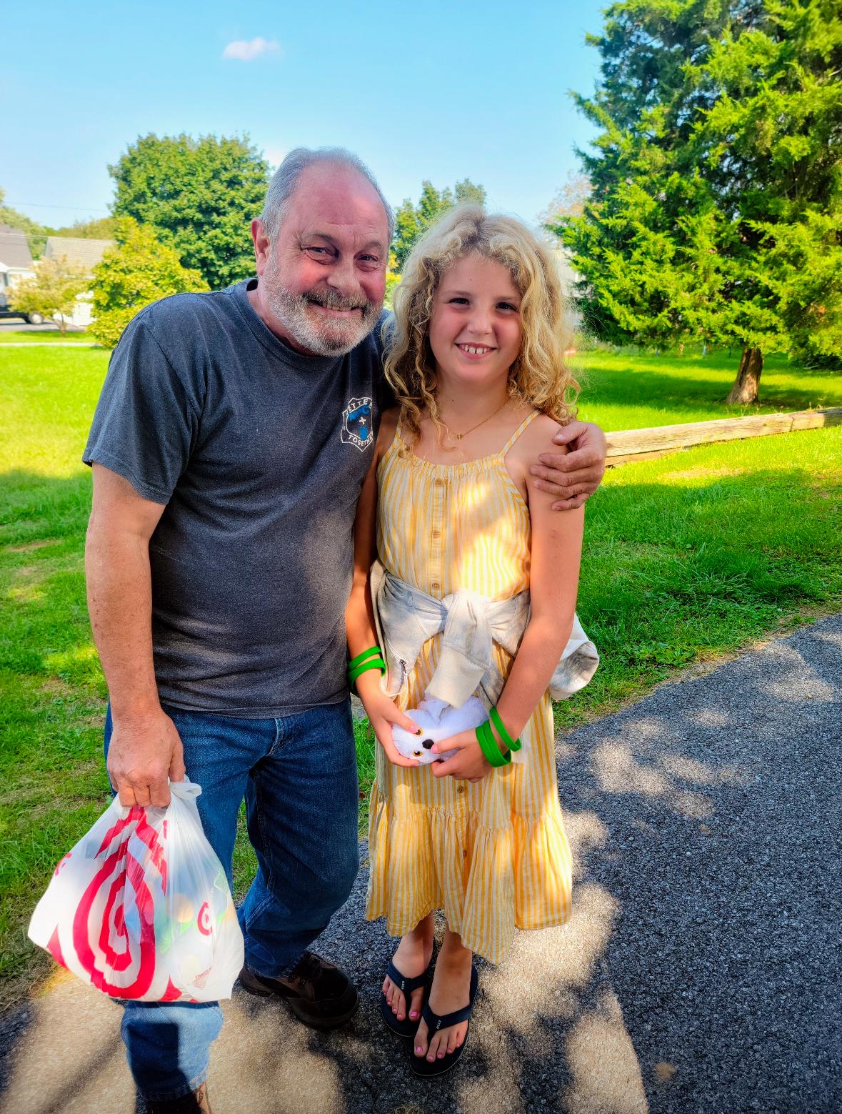 Maddie and Grandpa the weeken…