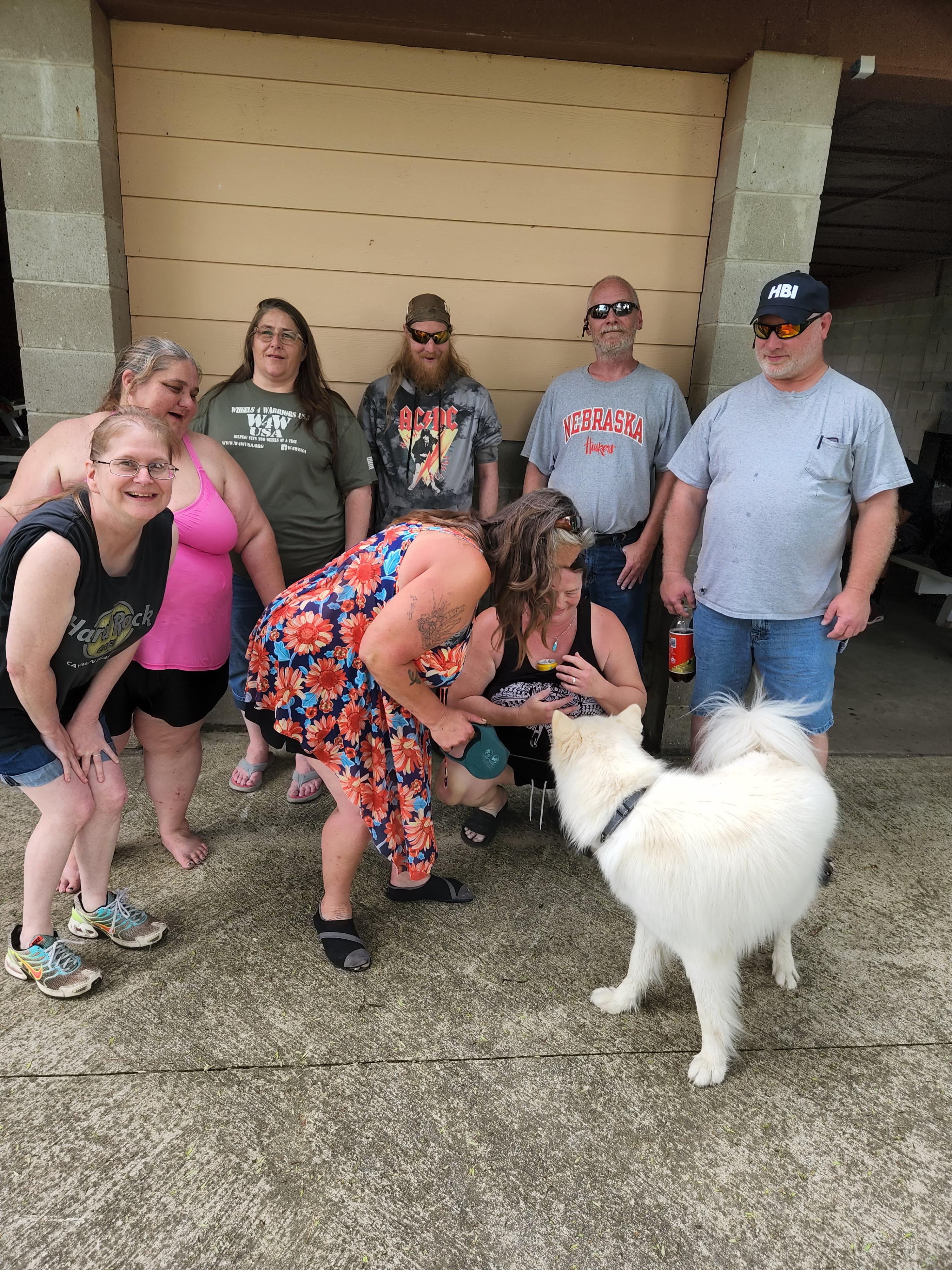 Family reunion all us cousins…
