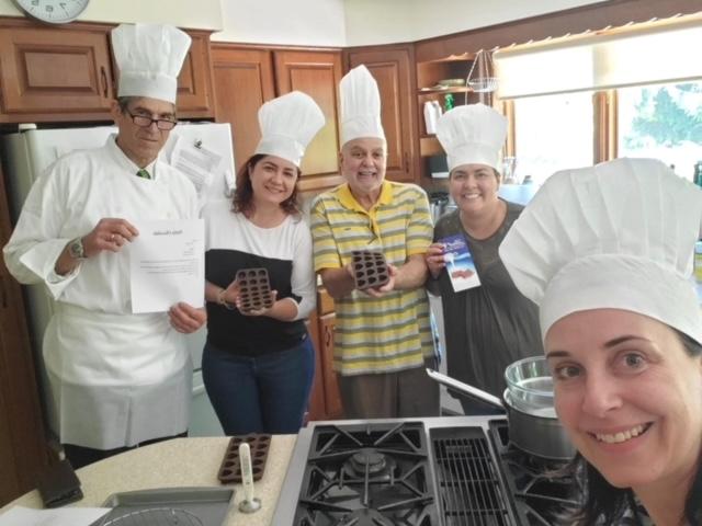 Joe and some of his English l…