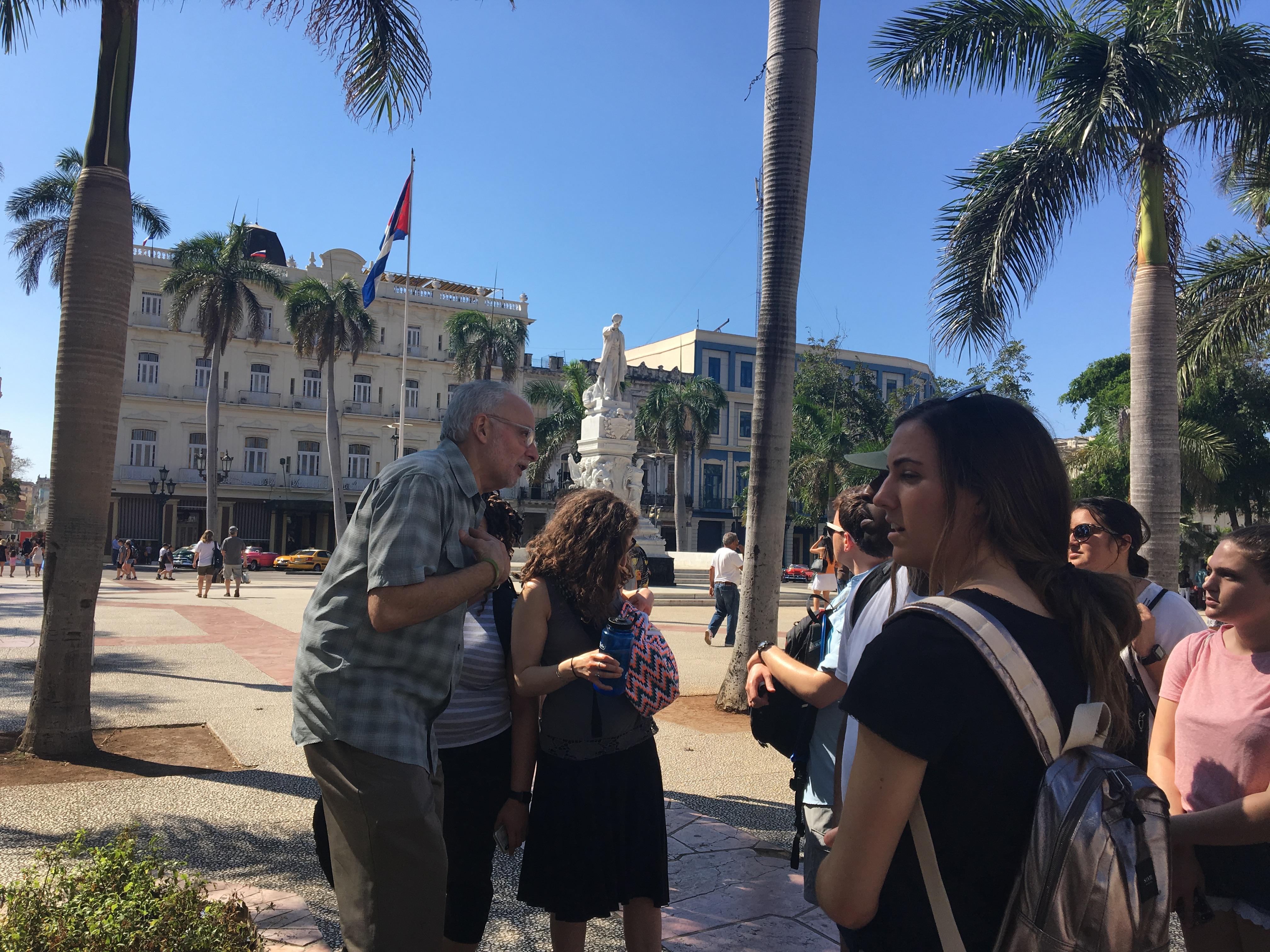 Joe leading a walking tour in…