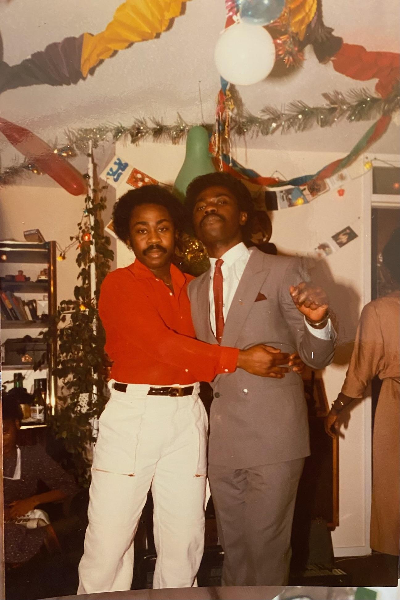 Manny with his brother Ernest…