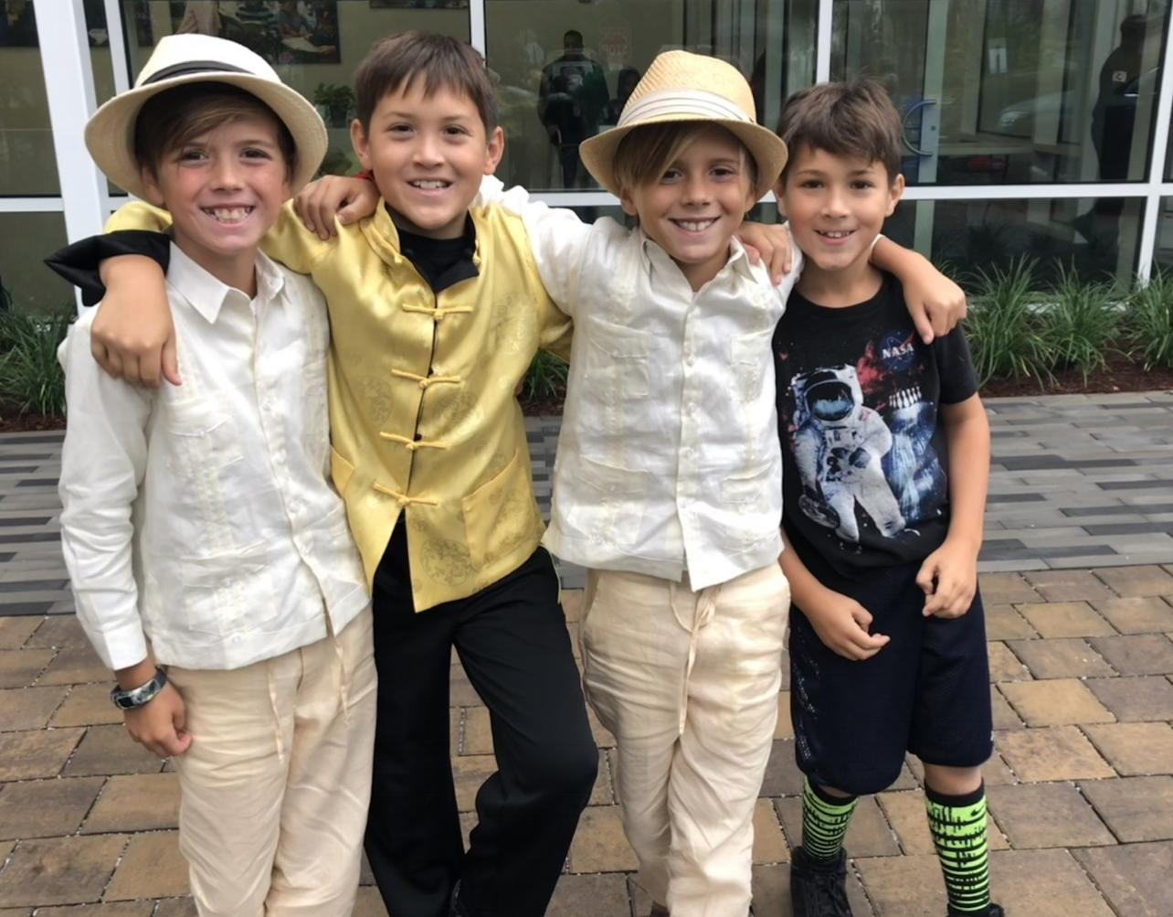 UN day - Milla and Howard boy…