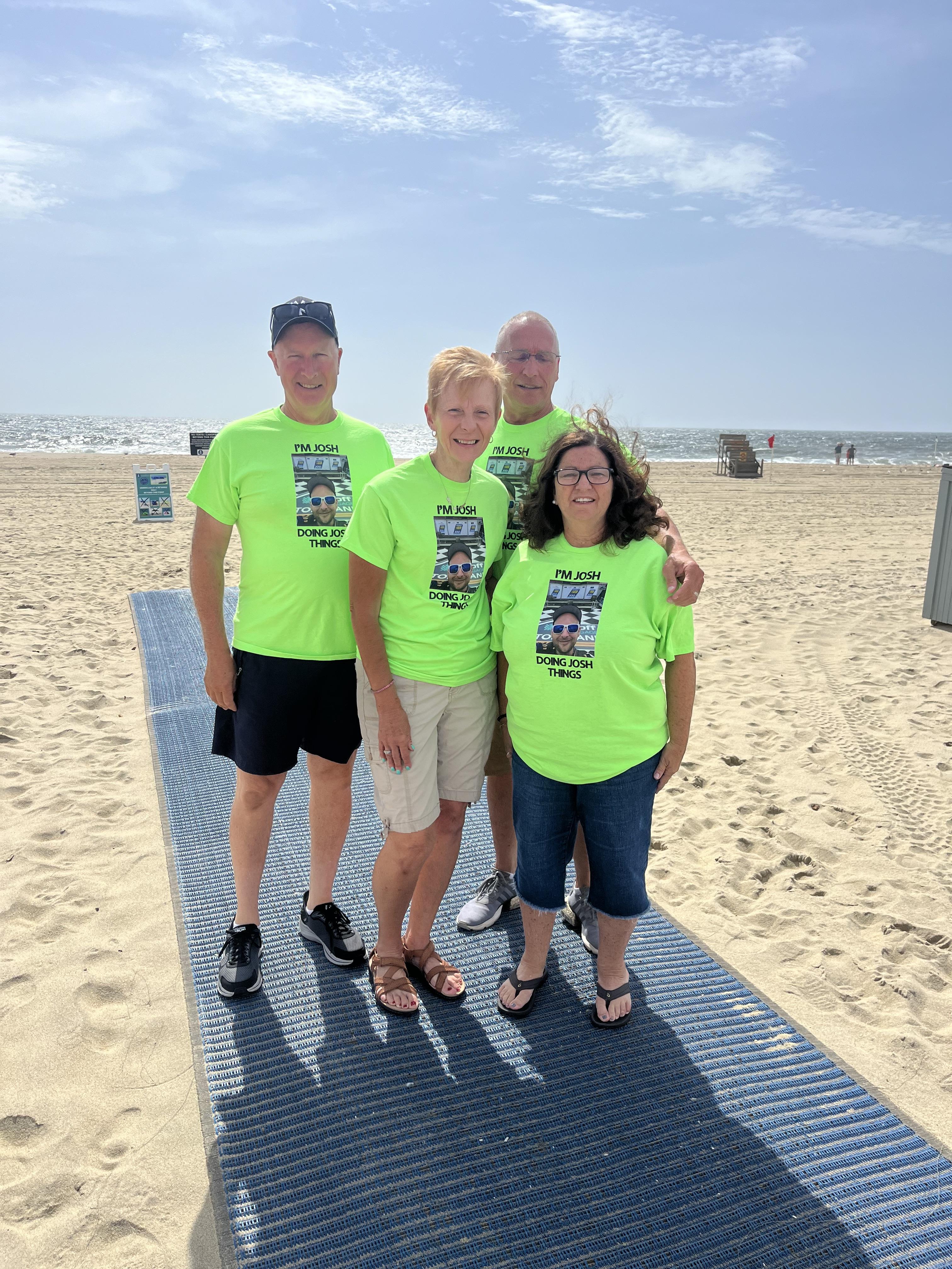 Josh on the beach memory live…