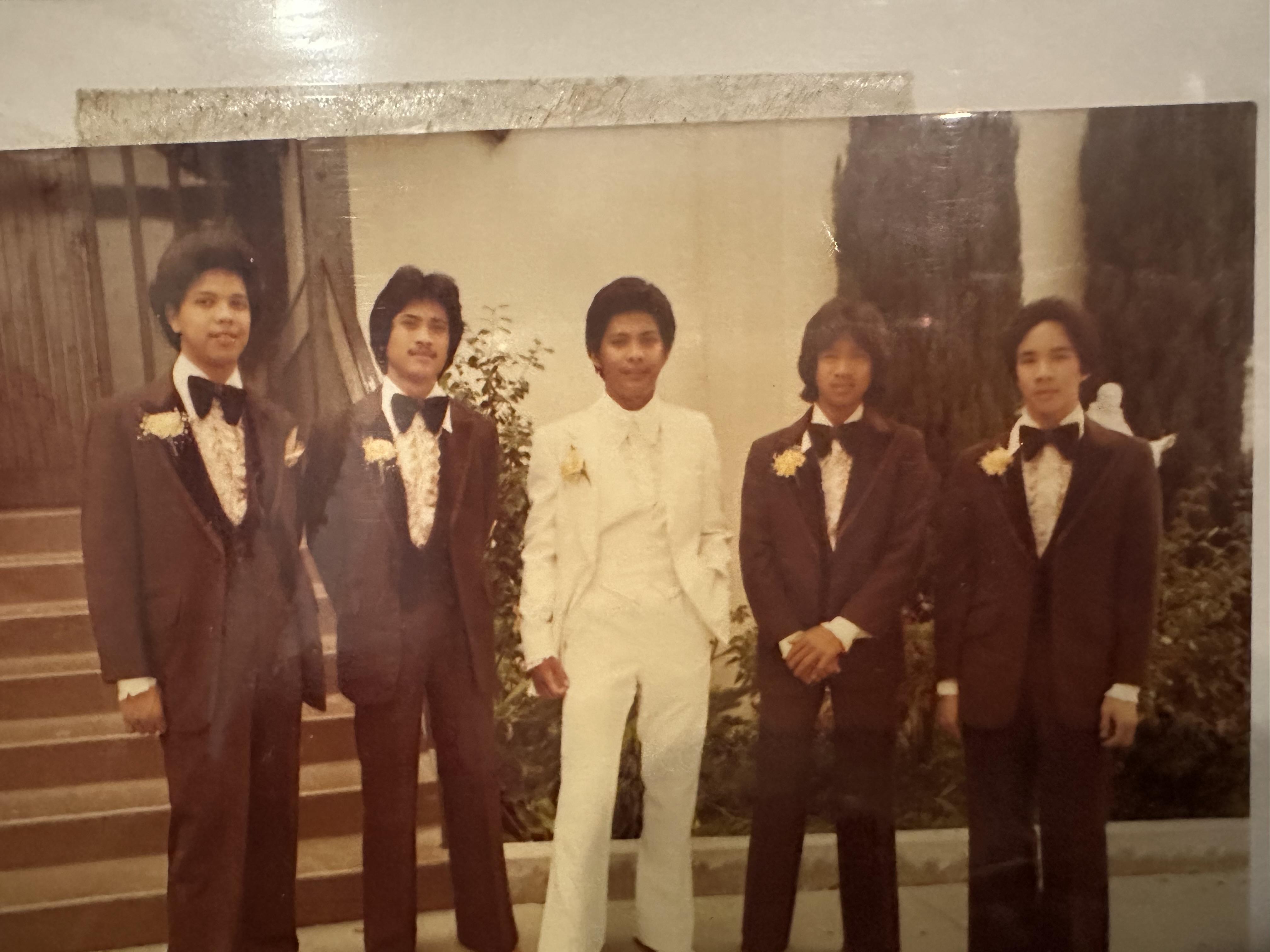 Dad on his wedding day