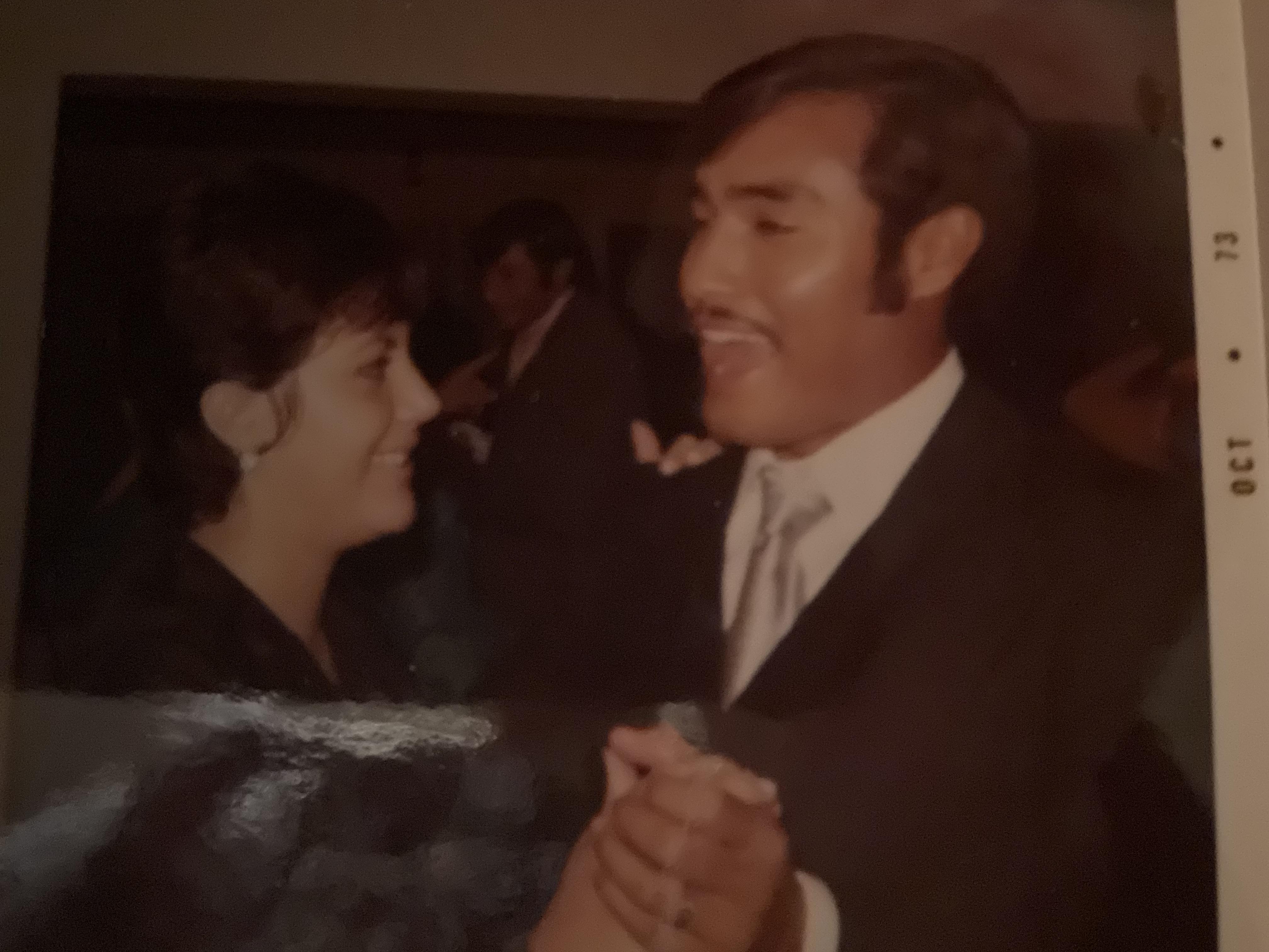 Sonia dancing with her brothe…