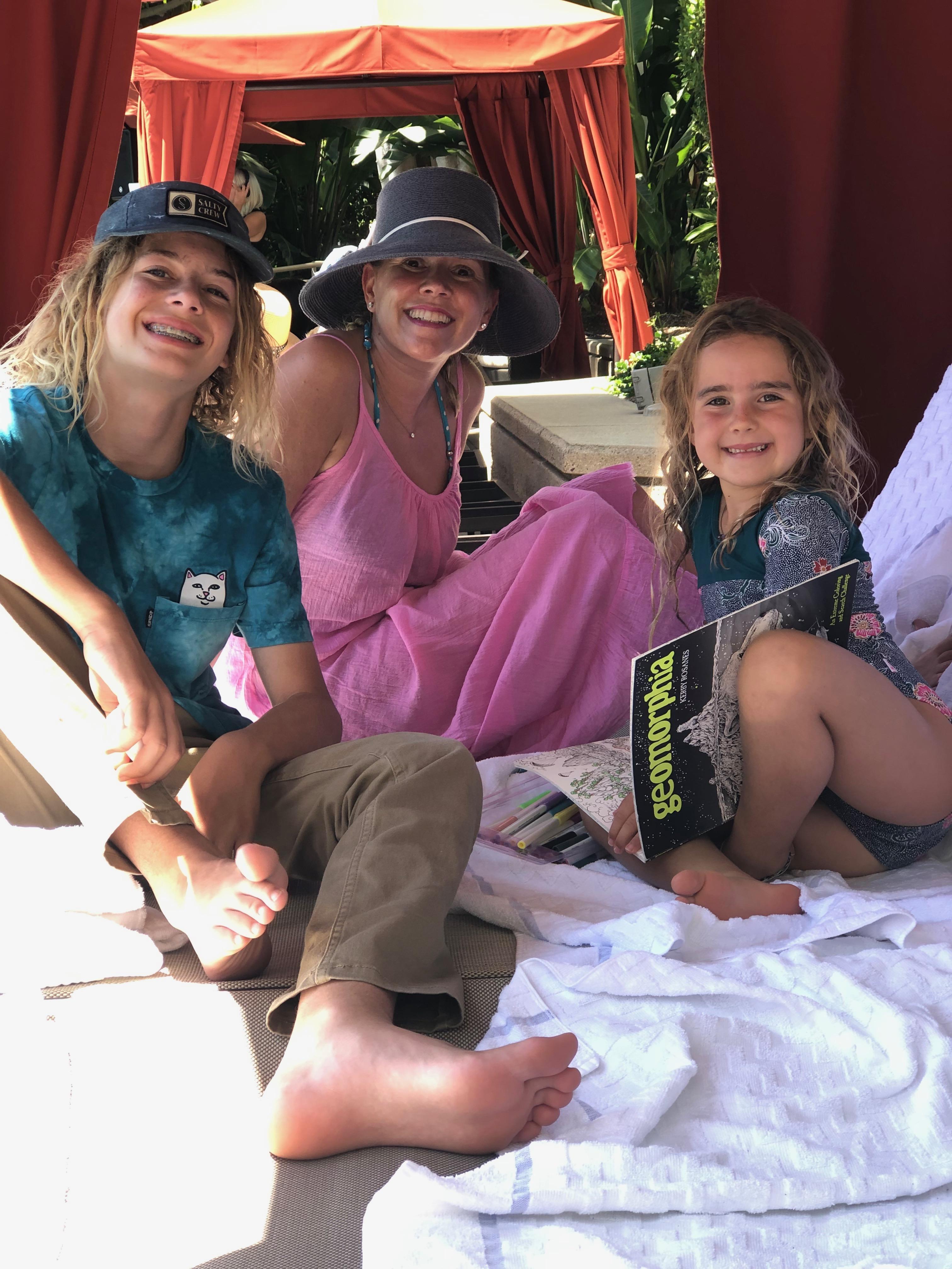 Molly with Cassidy and Corbin…