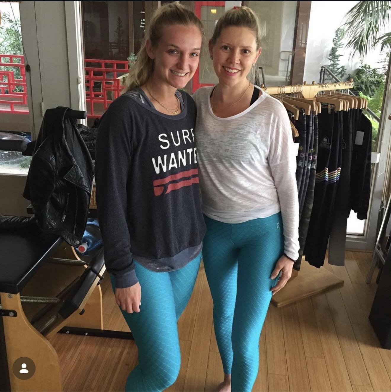 Molly and me in our matching …