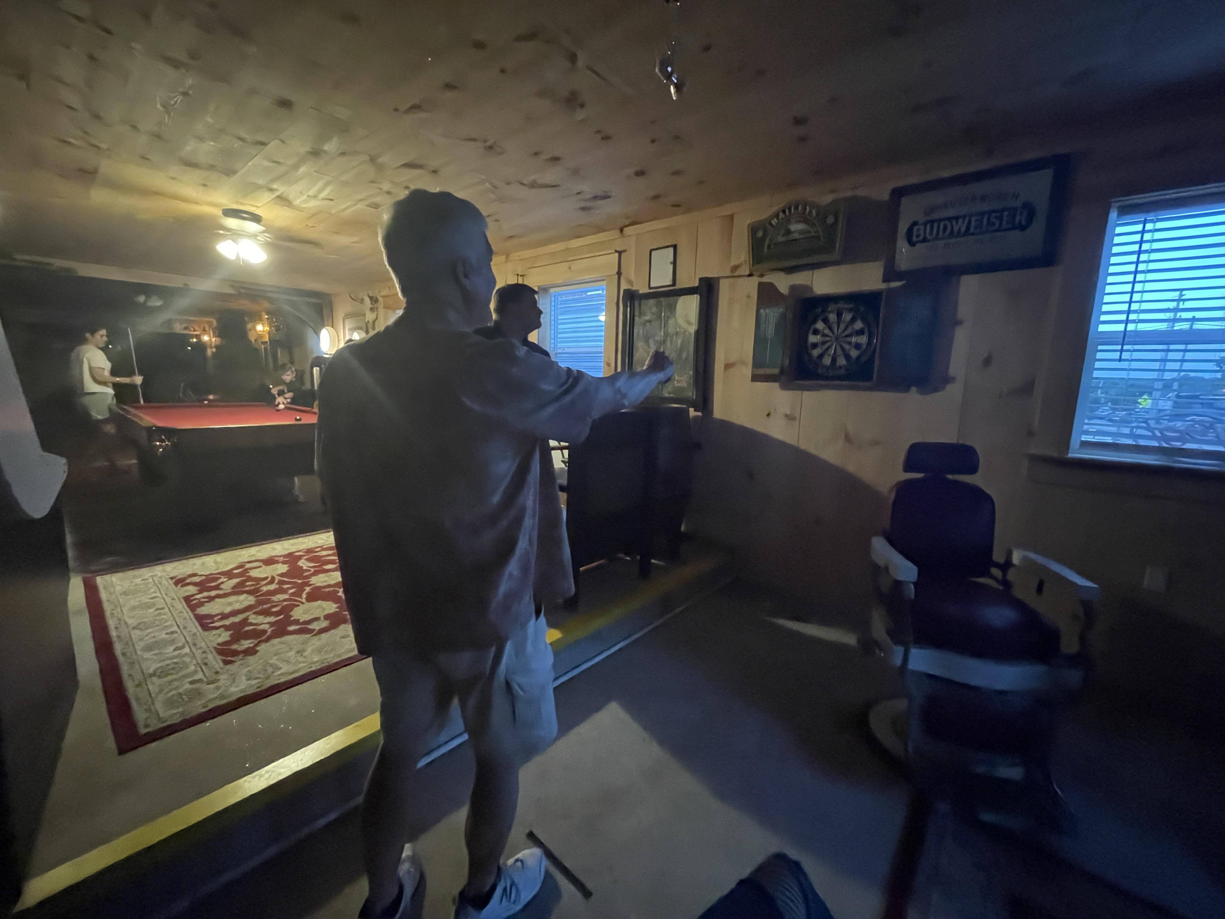 Some late night darts after d…