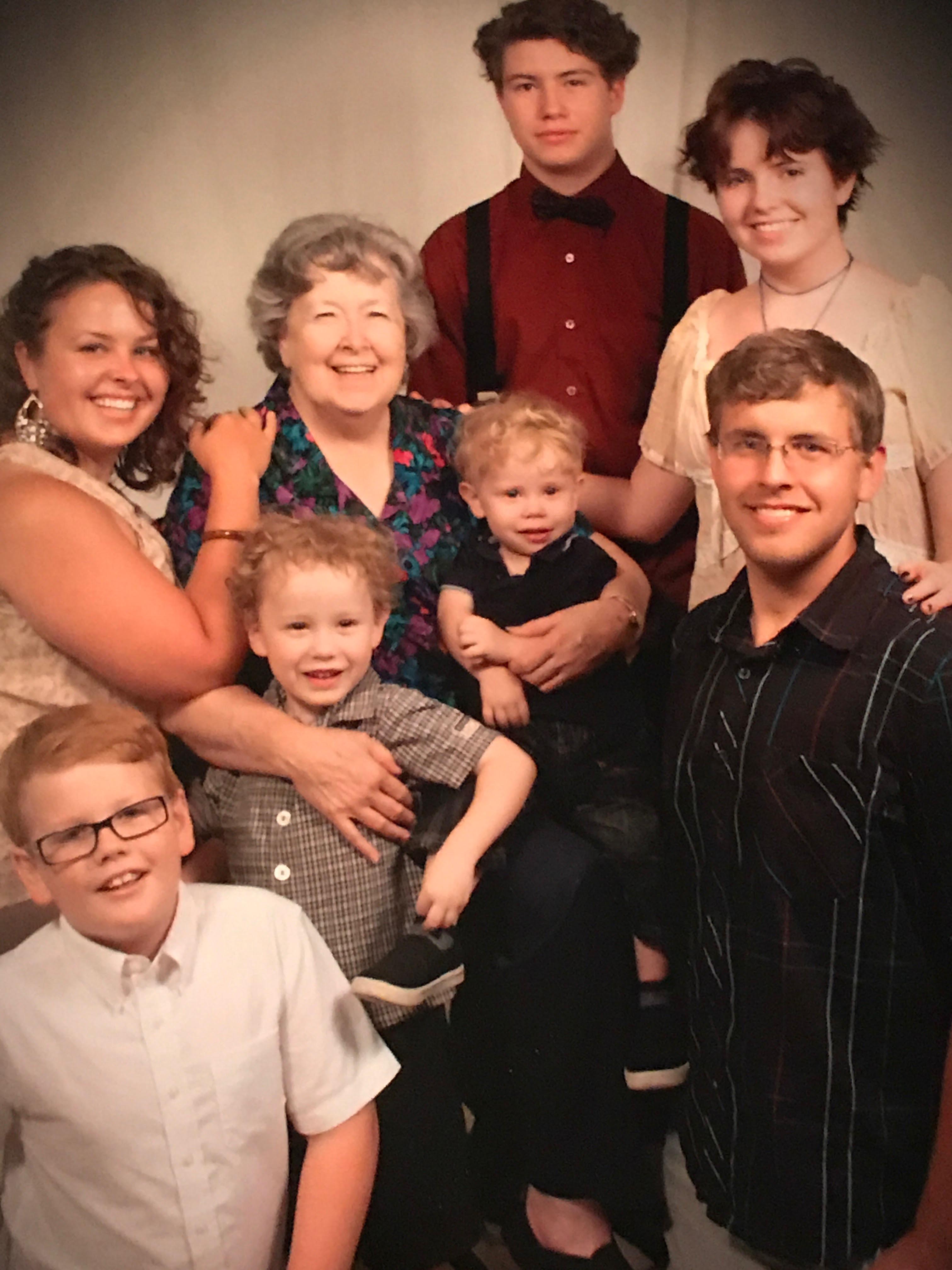 All of the grandkids, not bor…