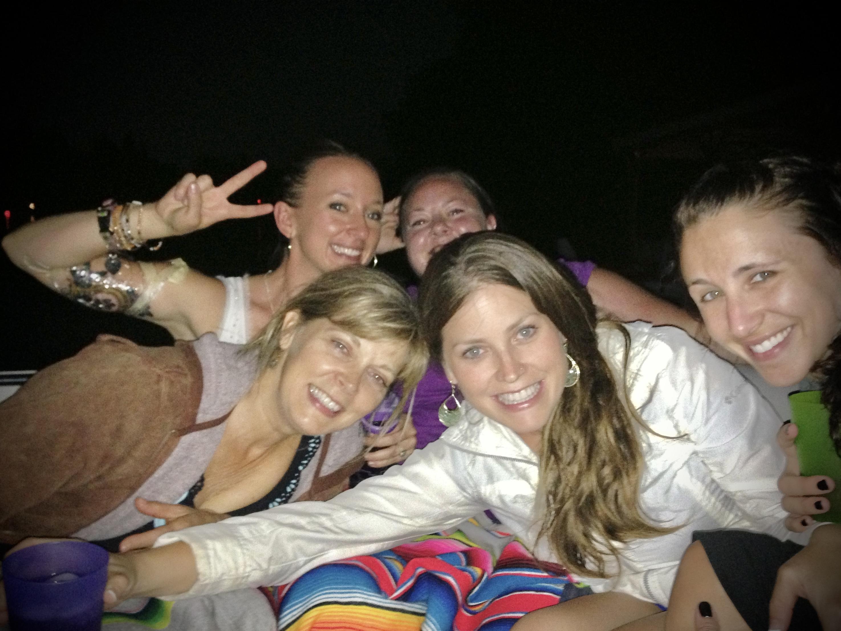 Boating night with friends