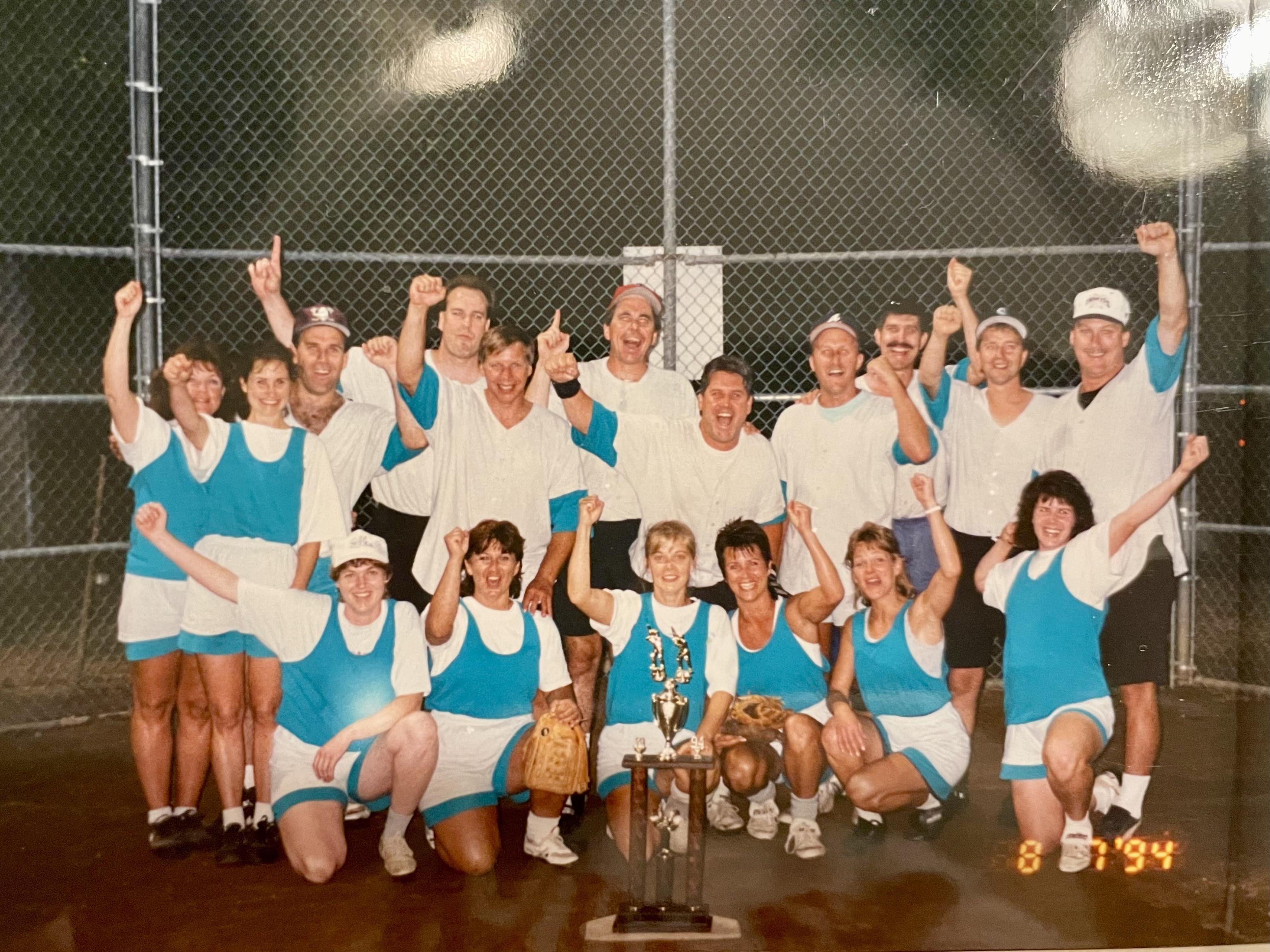 Co-Ed softball CHAMPS!