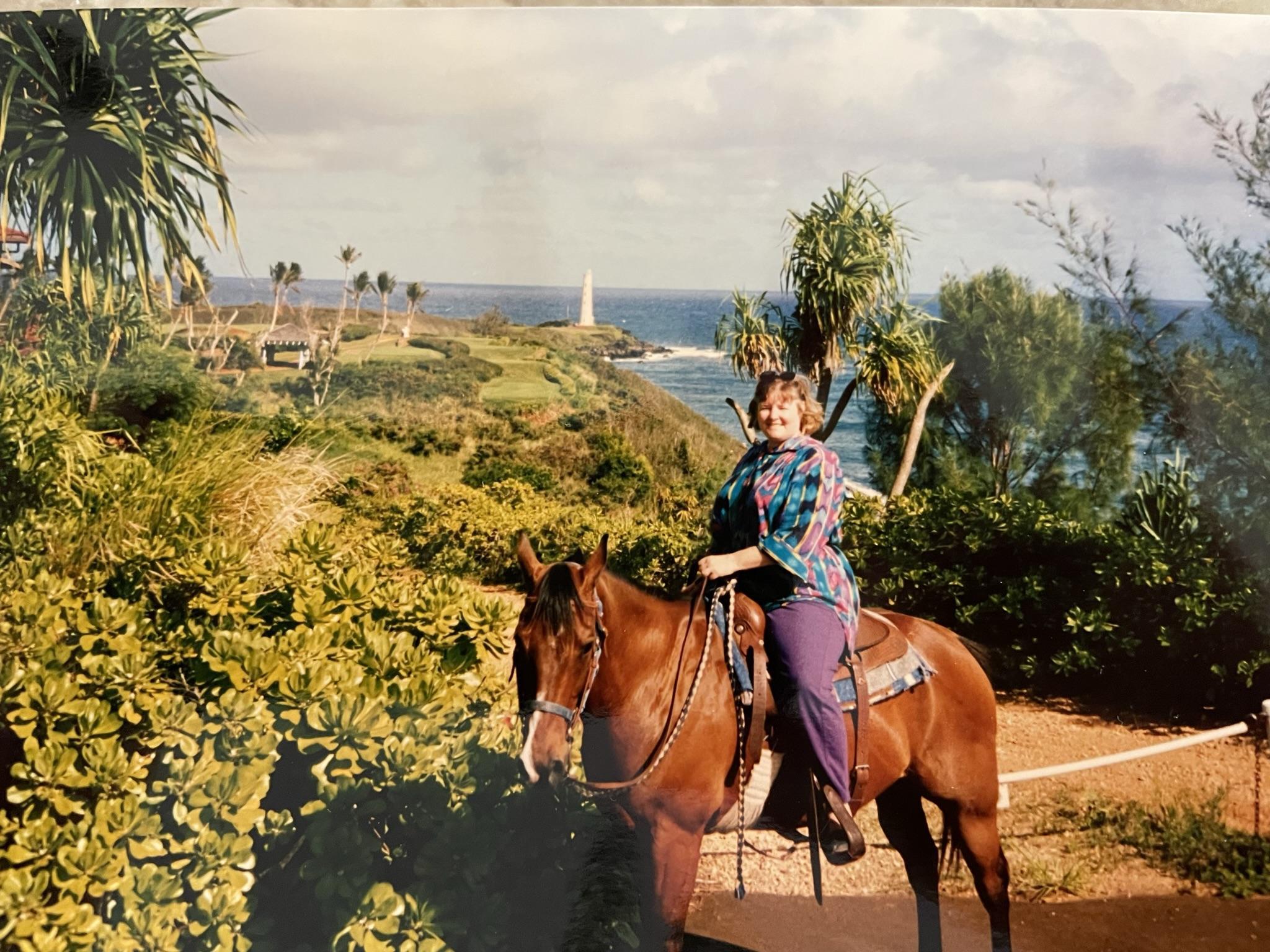 Maggie in Hawaii (she loved h…