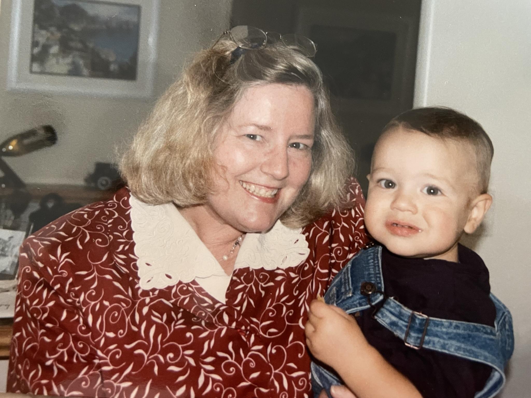 Maggie with nephew Dominic