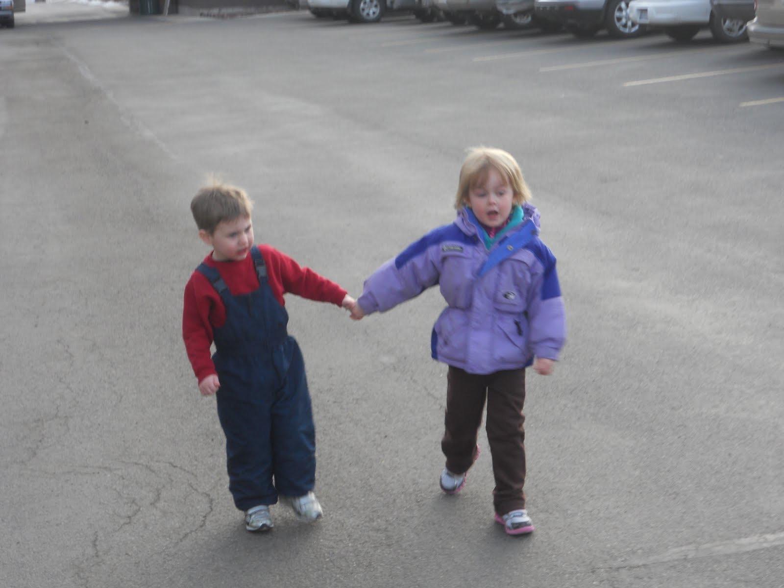 She’s dragging Preston somewh…