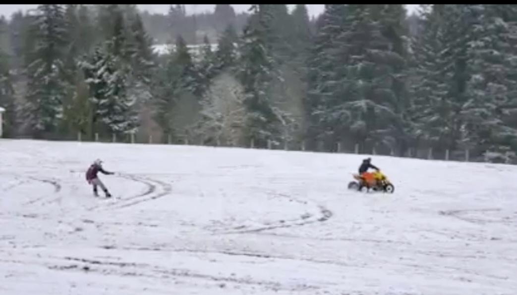 Boarding redneck style