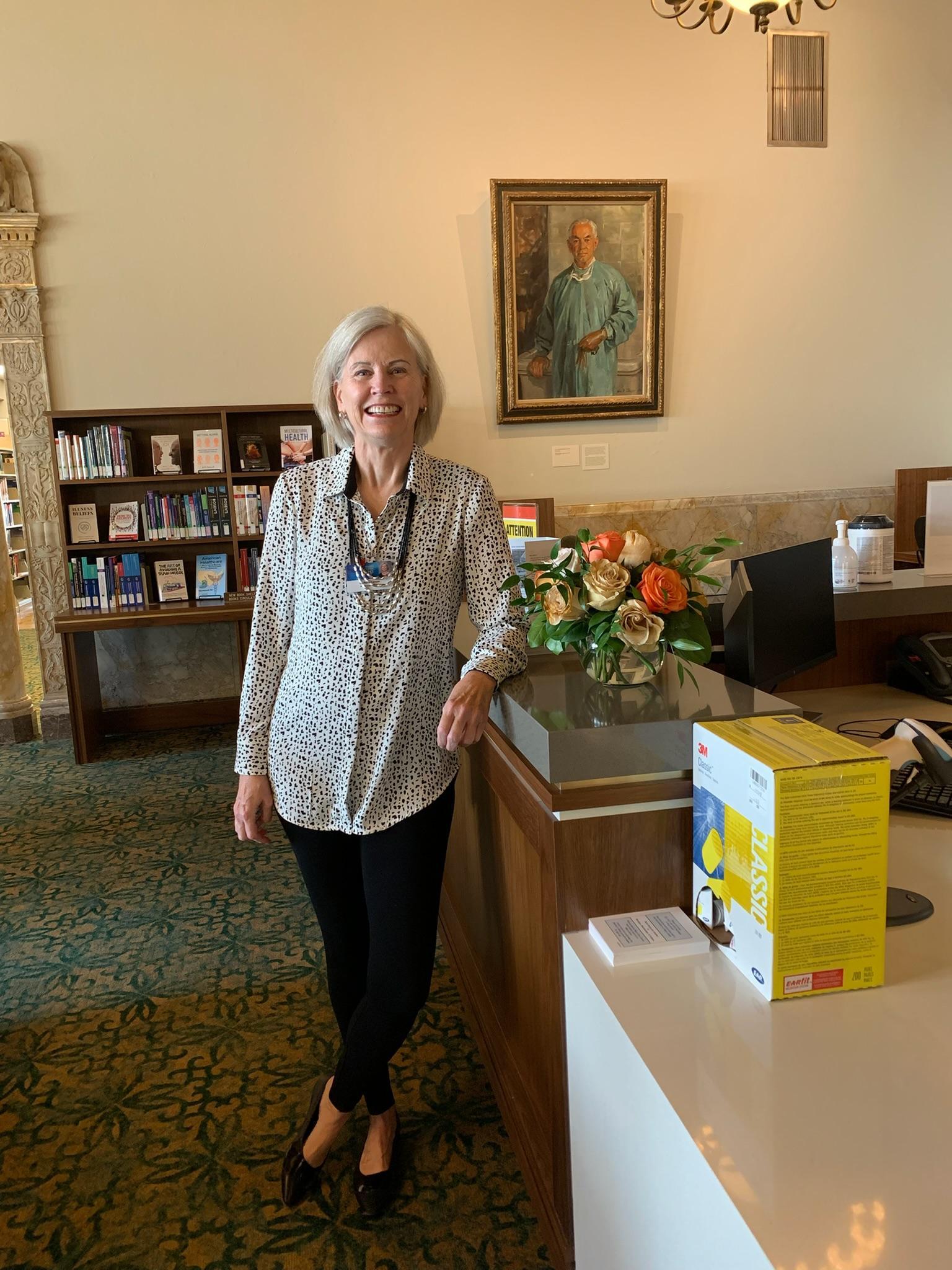 Barbara working at Mayo Clini…