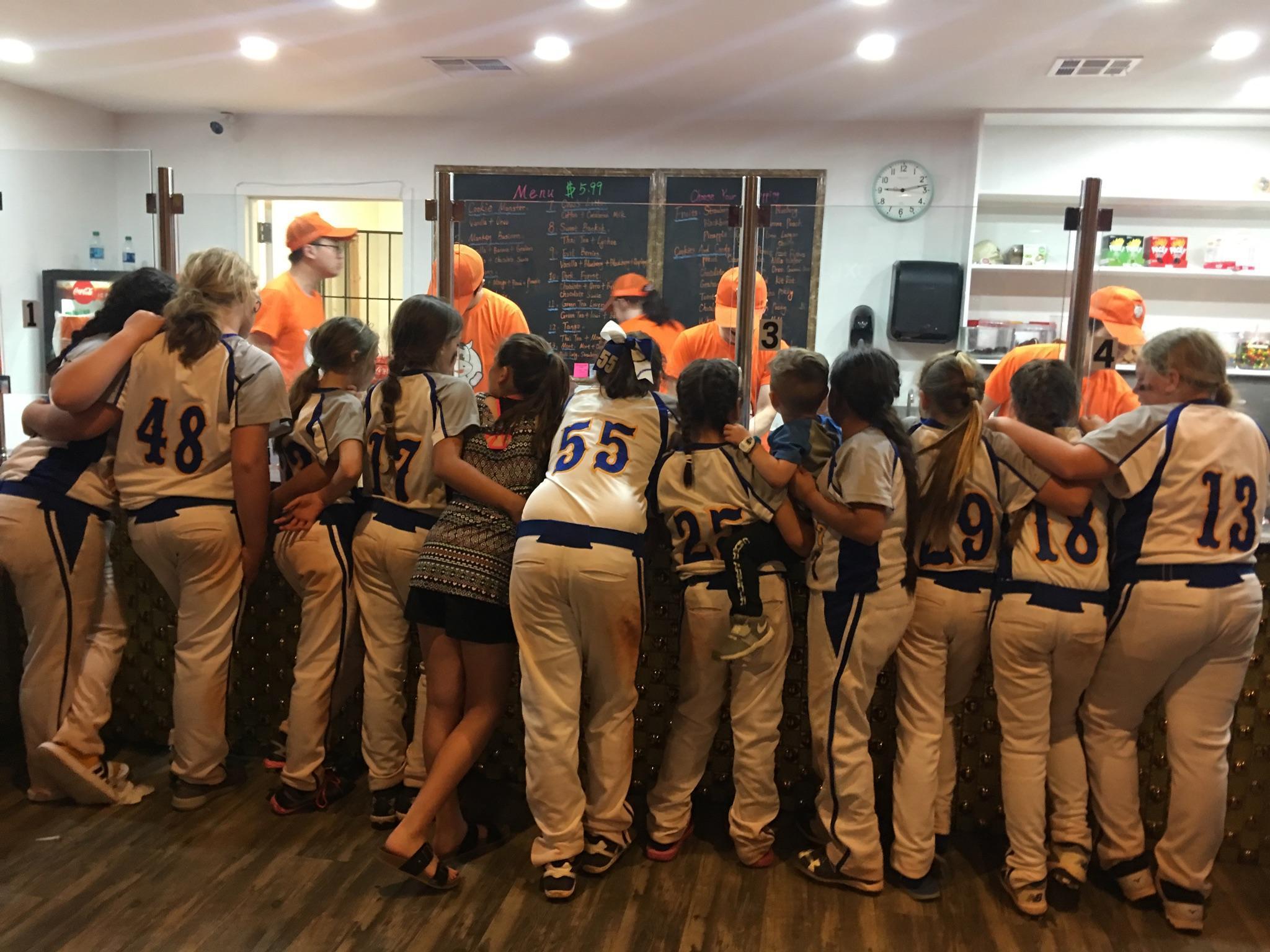 Team Believe girls fascinated…