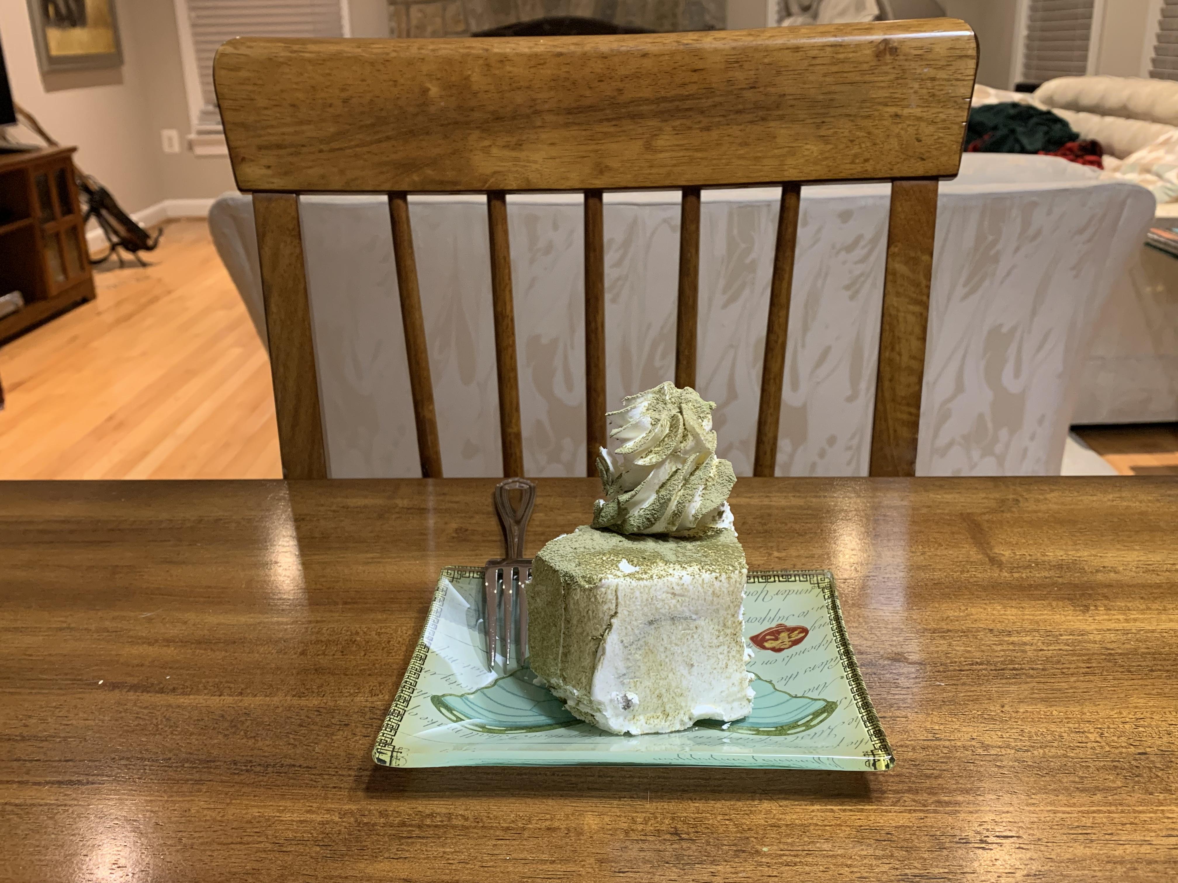 Dear James, my third cake wit…