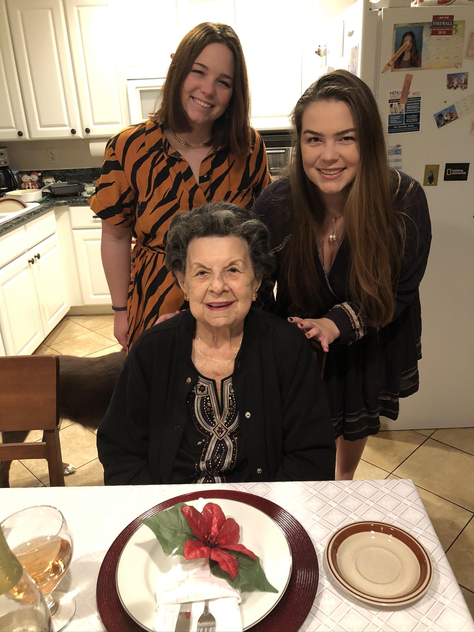 Millie and her granddaughters…