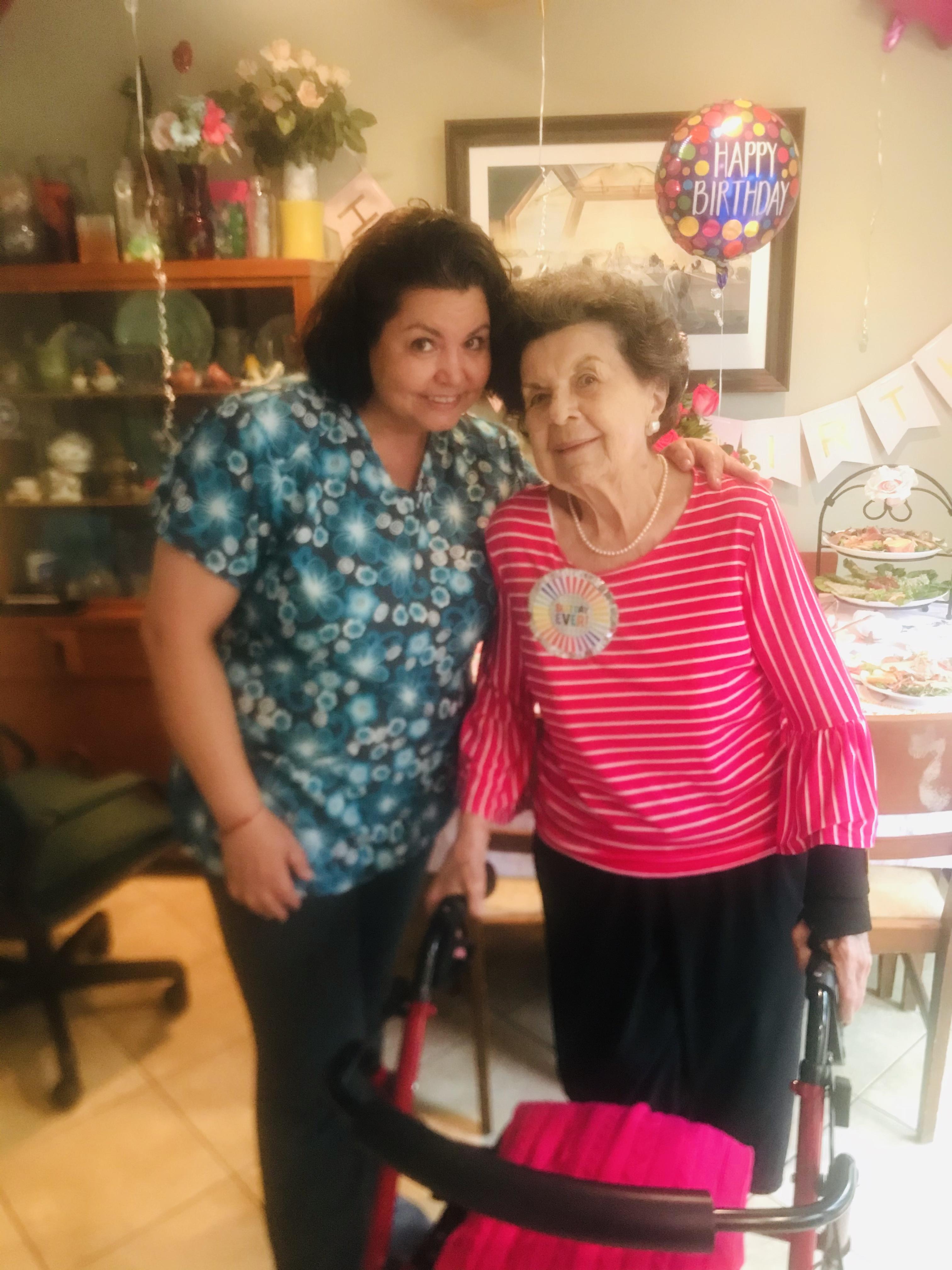 Millie and one of her beloved…