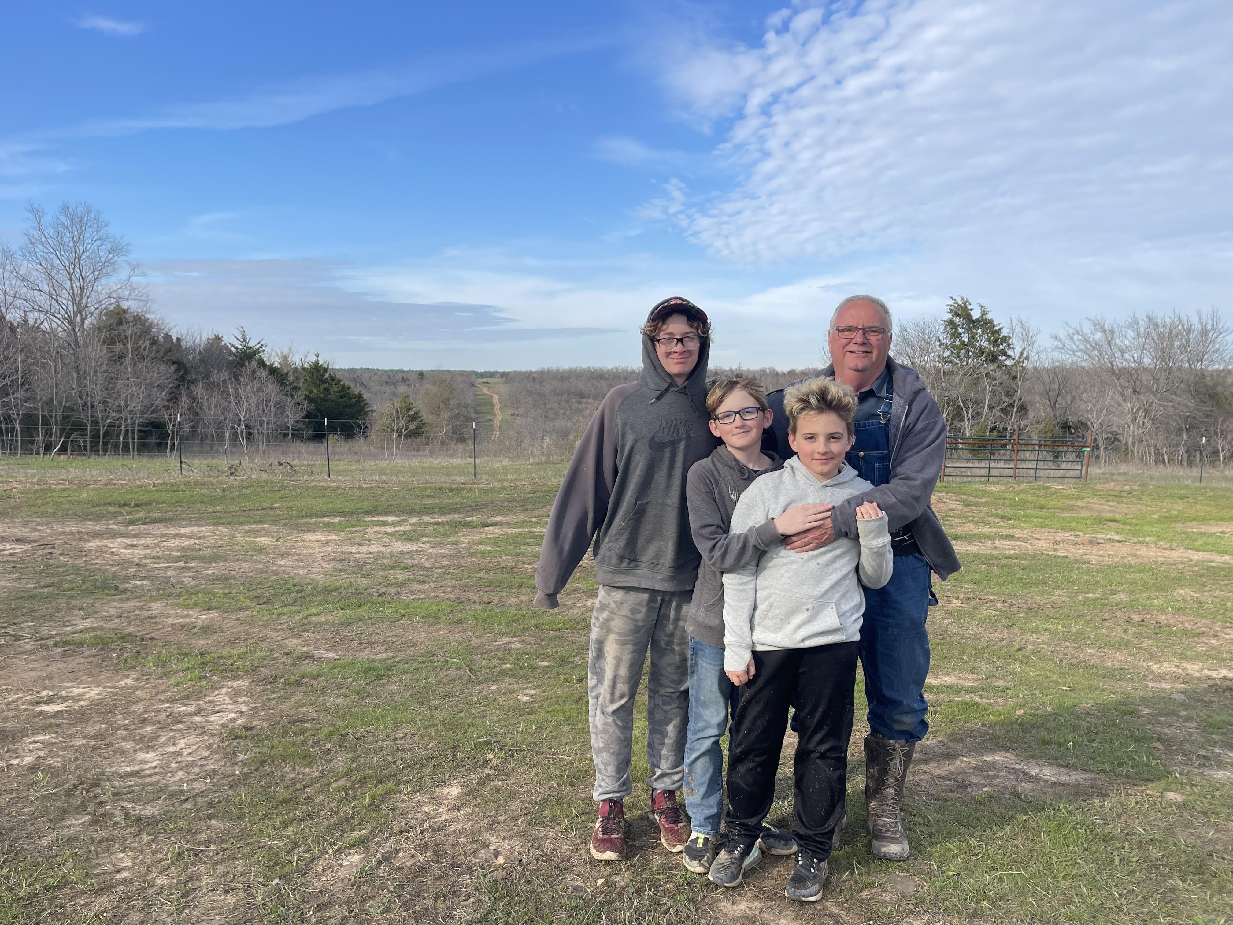 Jack, Ben, Cole & Grandpa
