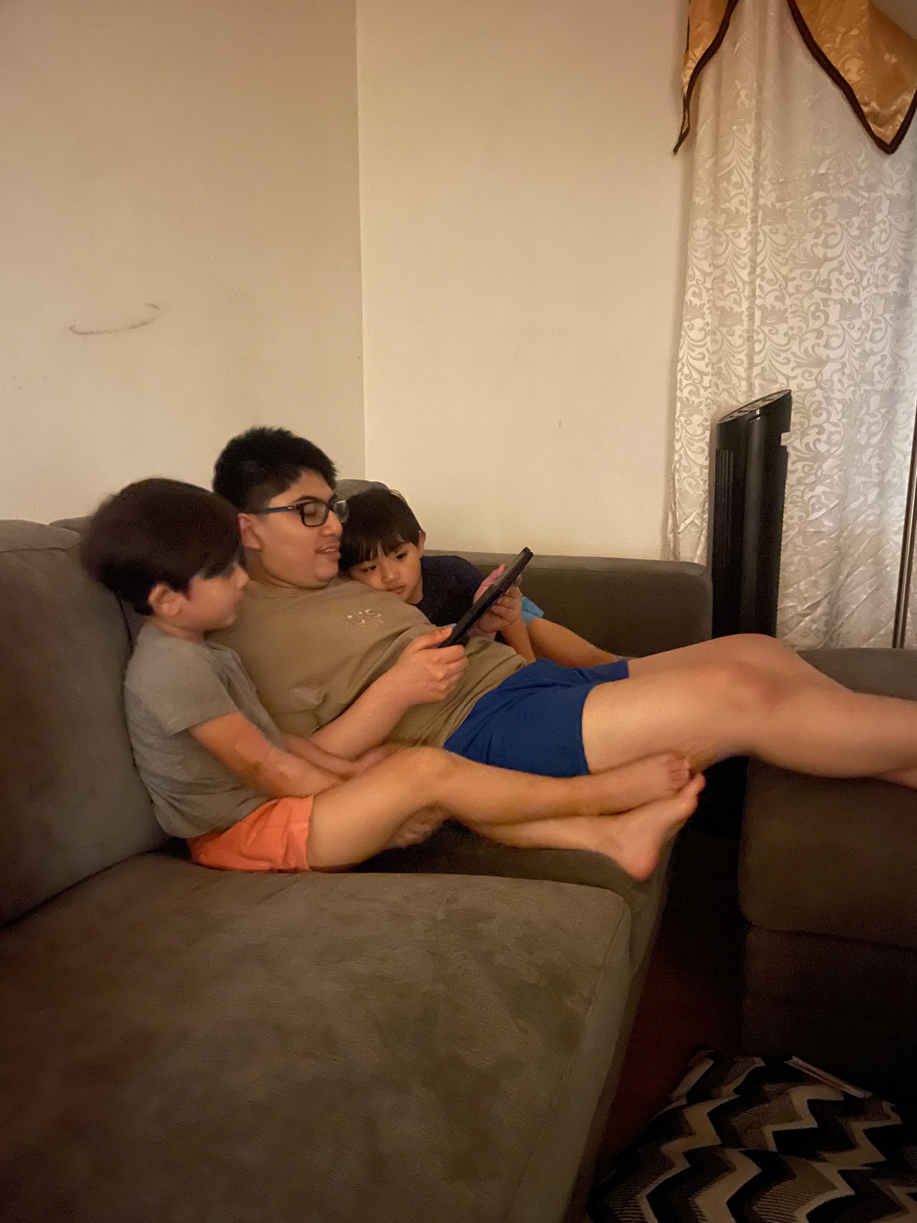 Jom and his nephews