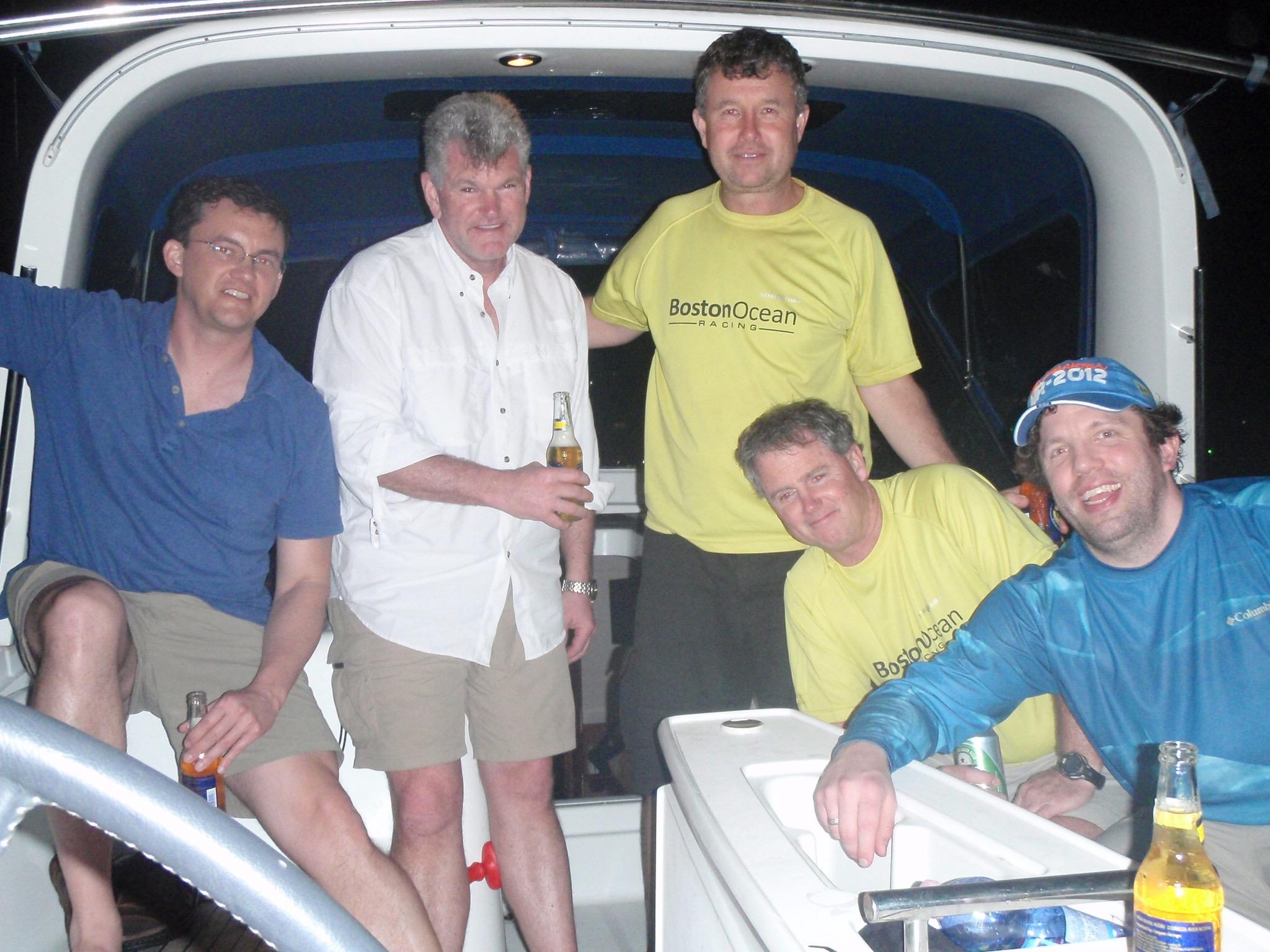 Shawn with Jim's crew