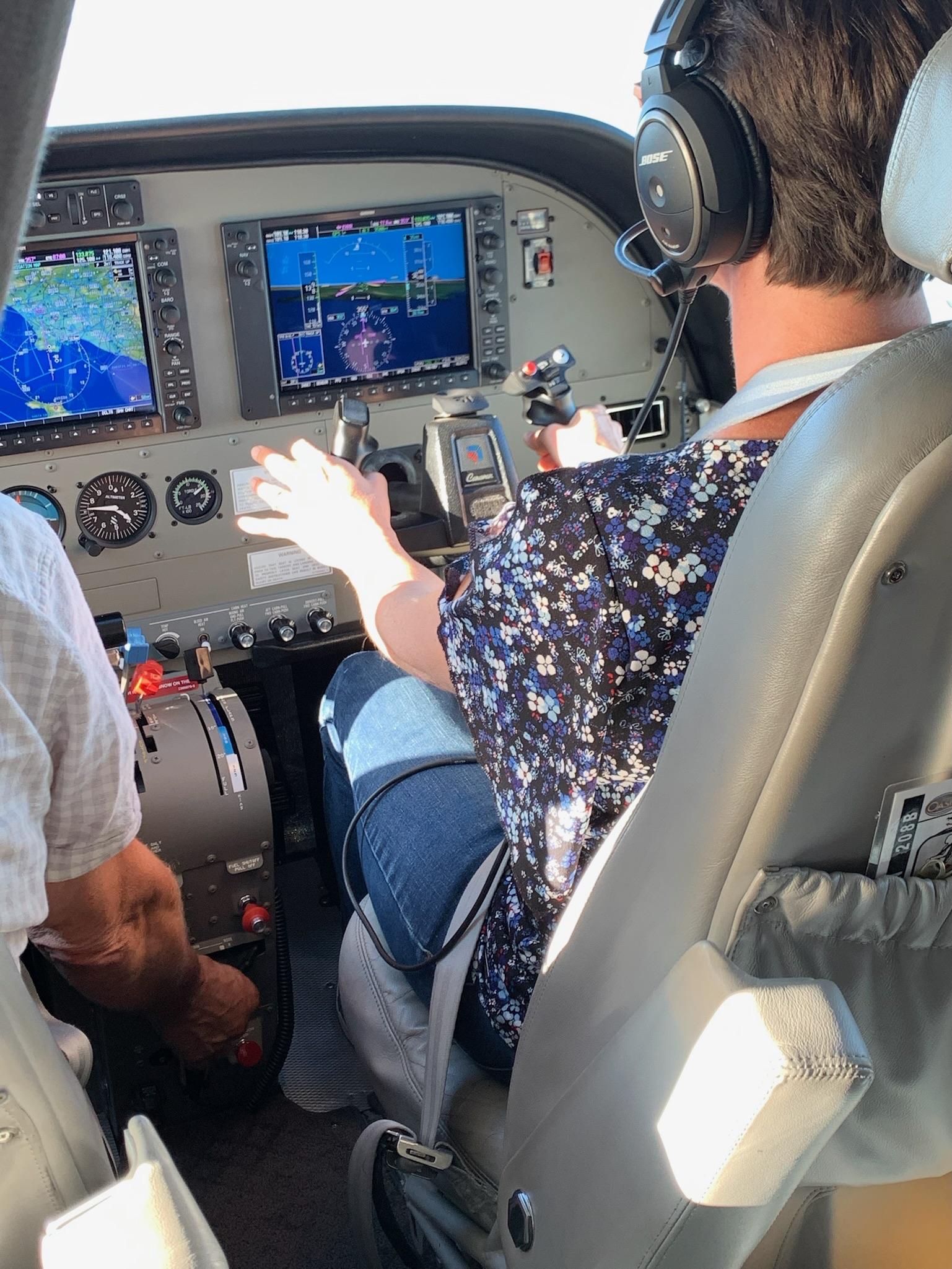 Flying to Catalina