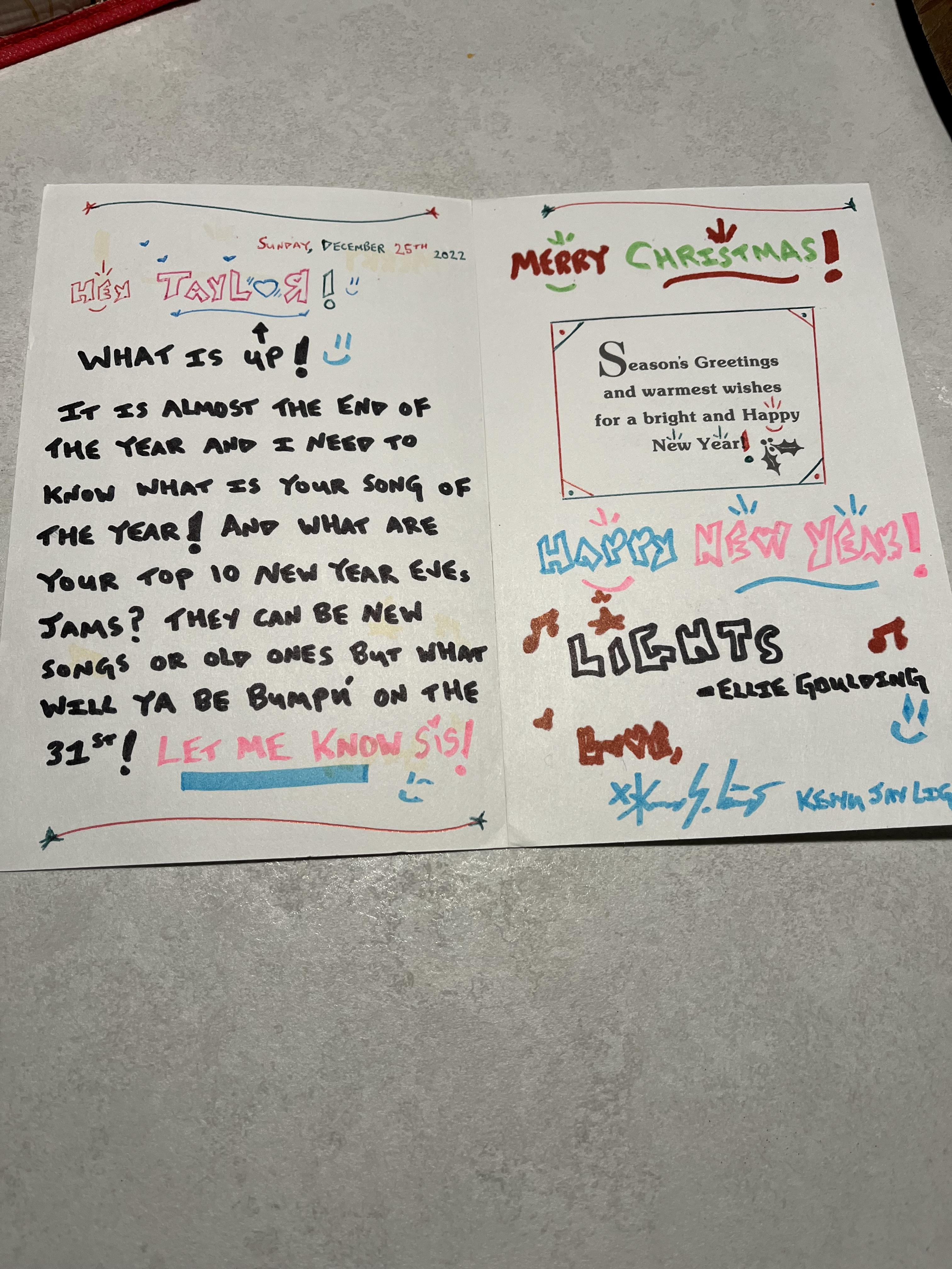 Last Christmas Card