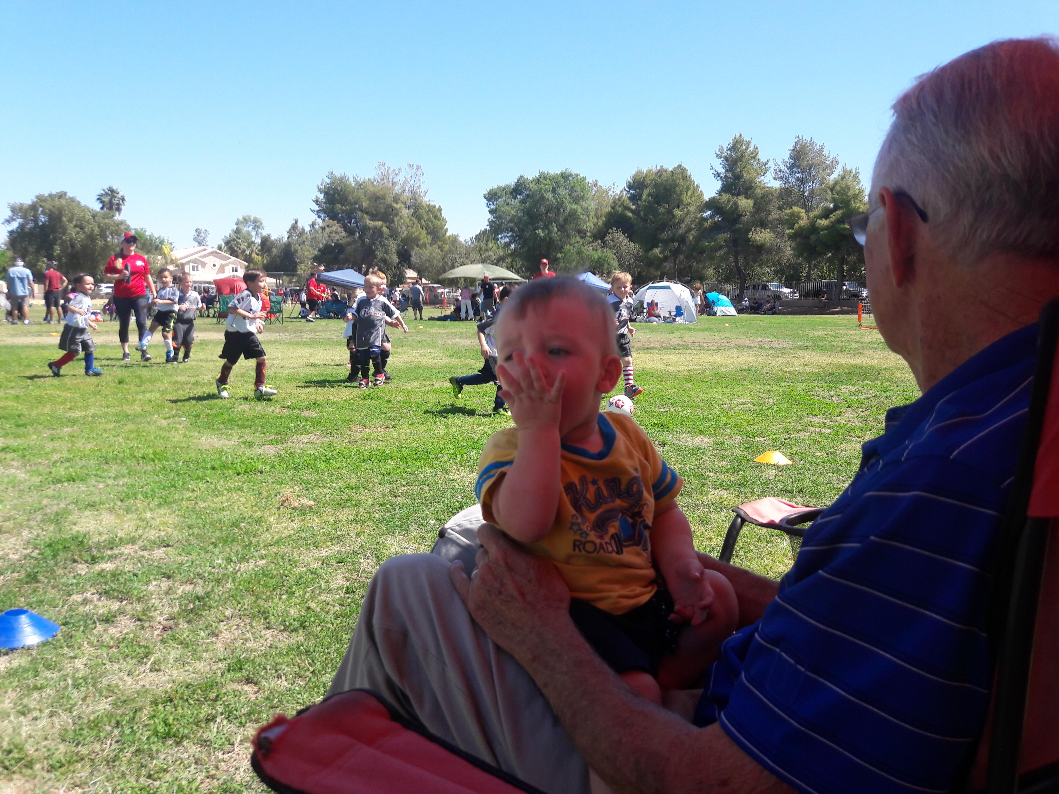 Jake and his grandson Nathan …