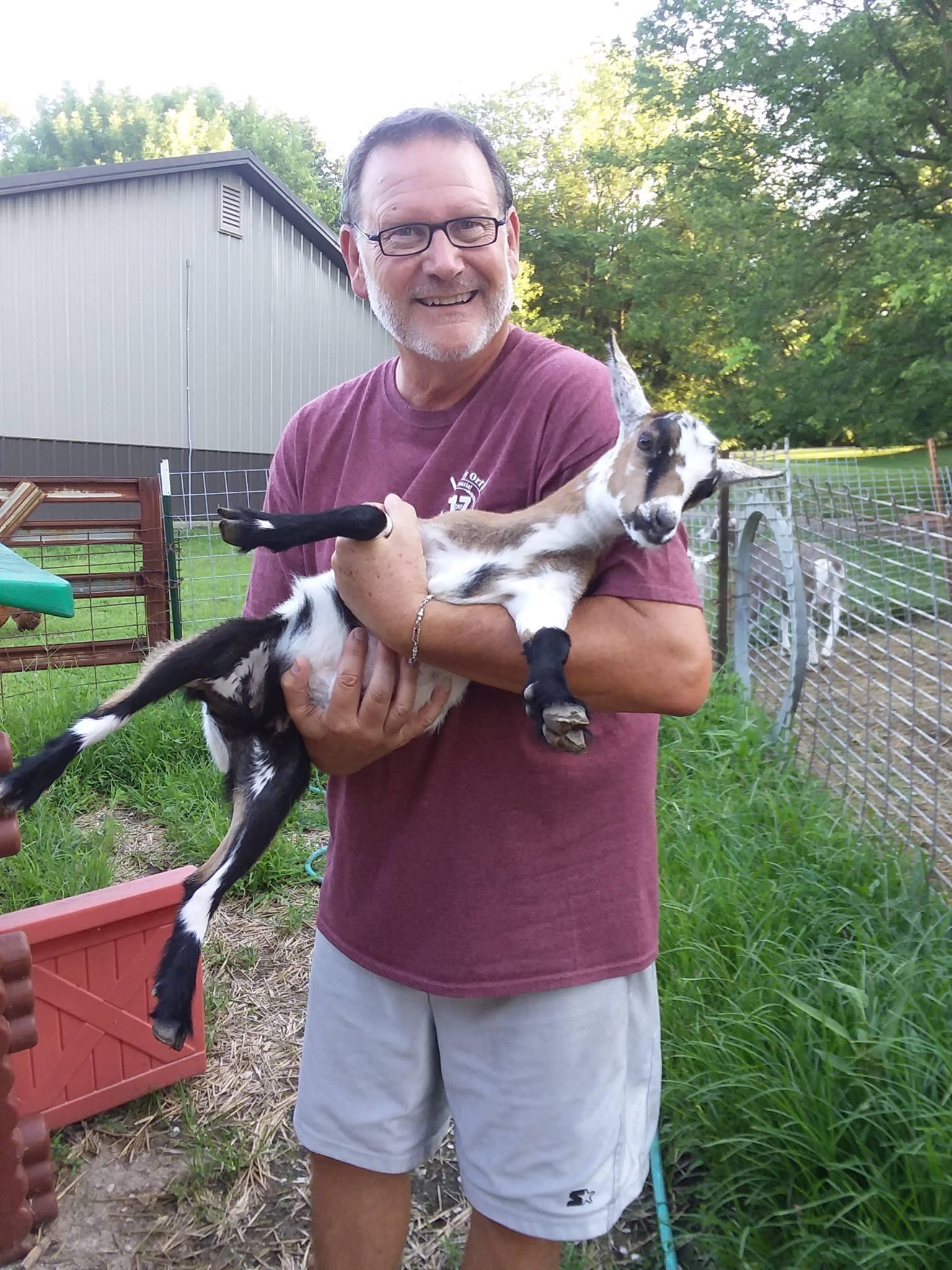 Steve and goat named after him
