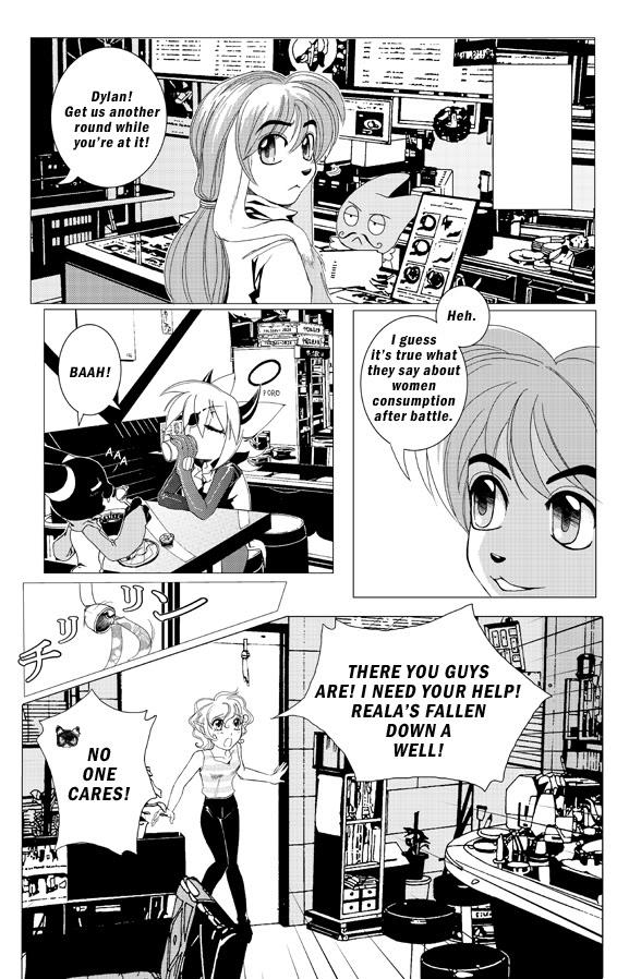 Comic page Nova drew of a few…