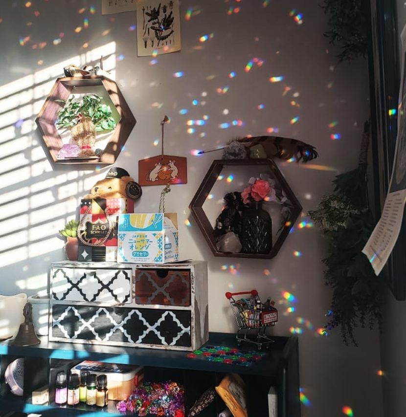 She liked collecting trinkets…