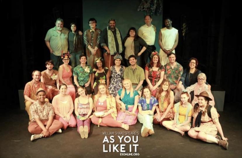 Cast photo for As You Like It…