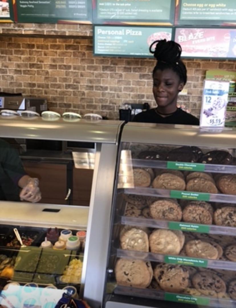 Tamia first day at work her f…