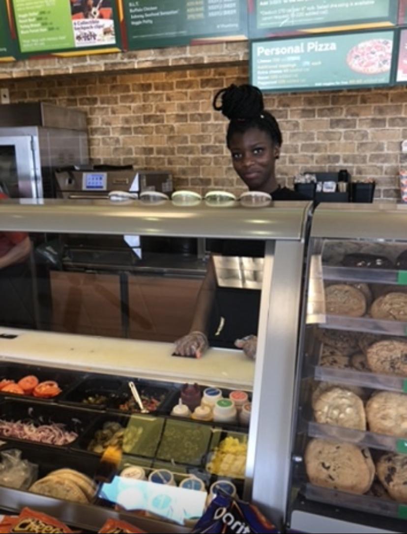 Tamia’s First job at subway