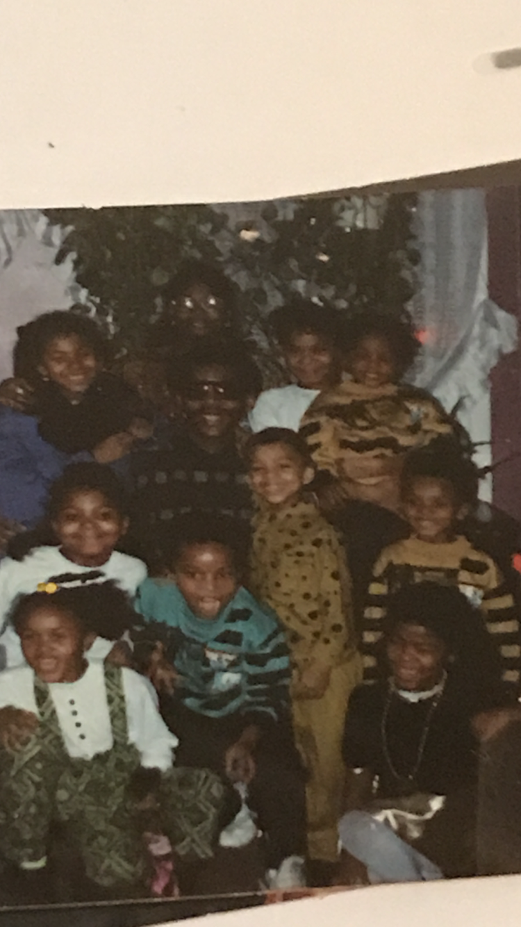 Uncle Leo with some nieces n …