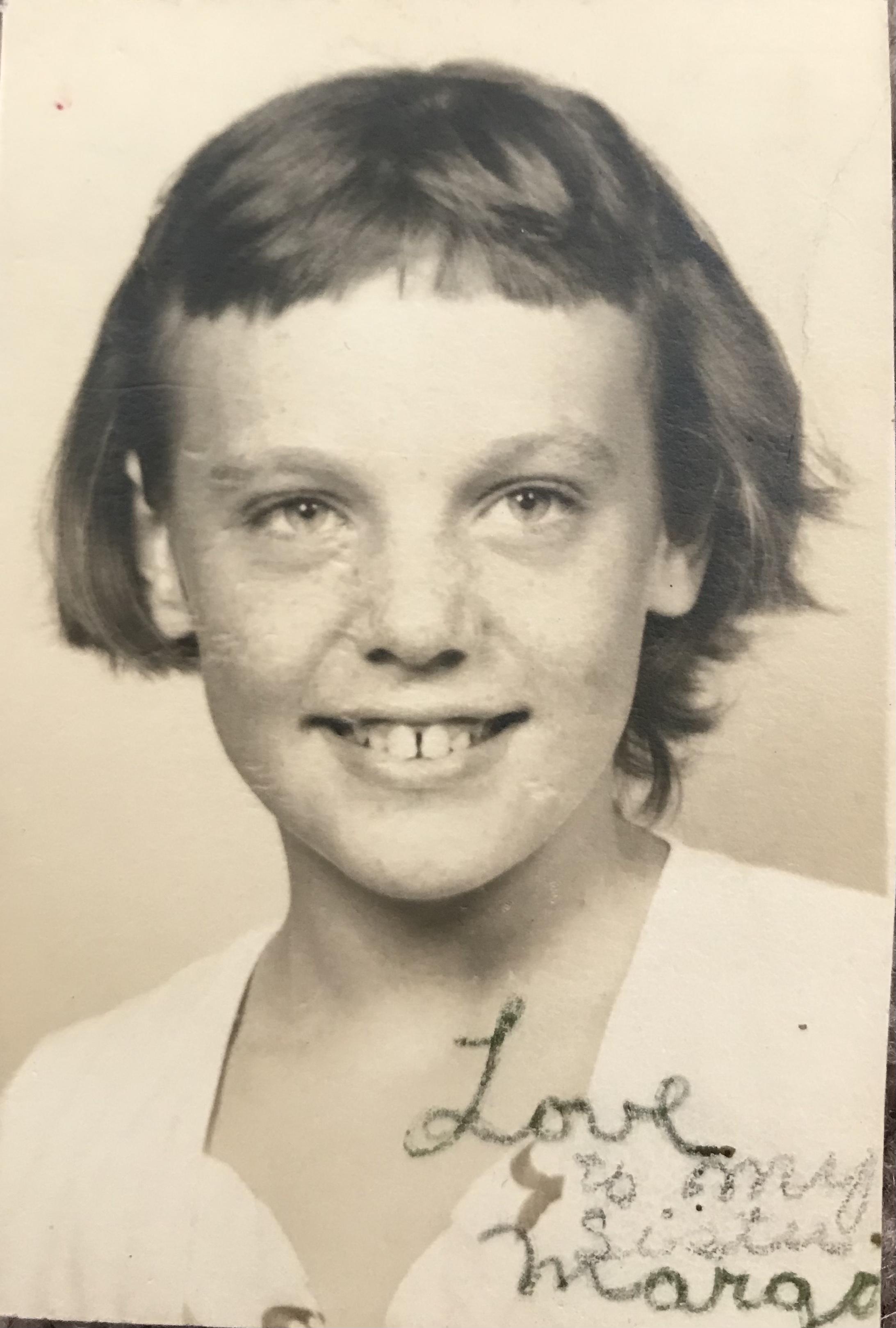 Mom as a young child