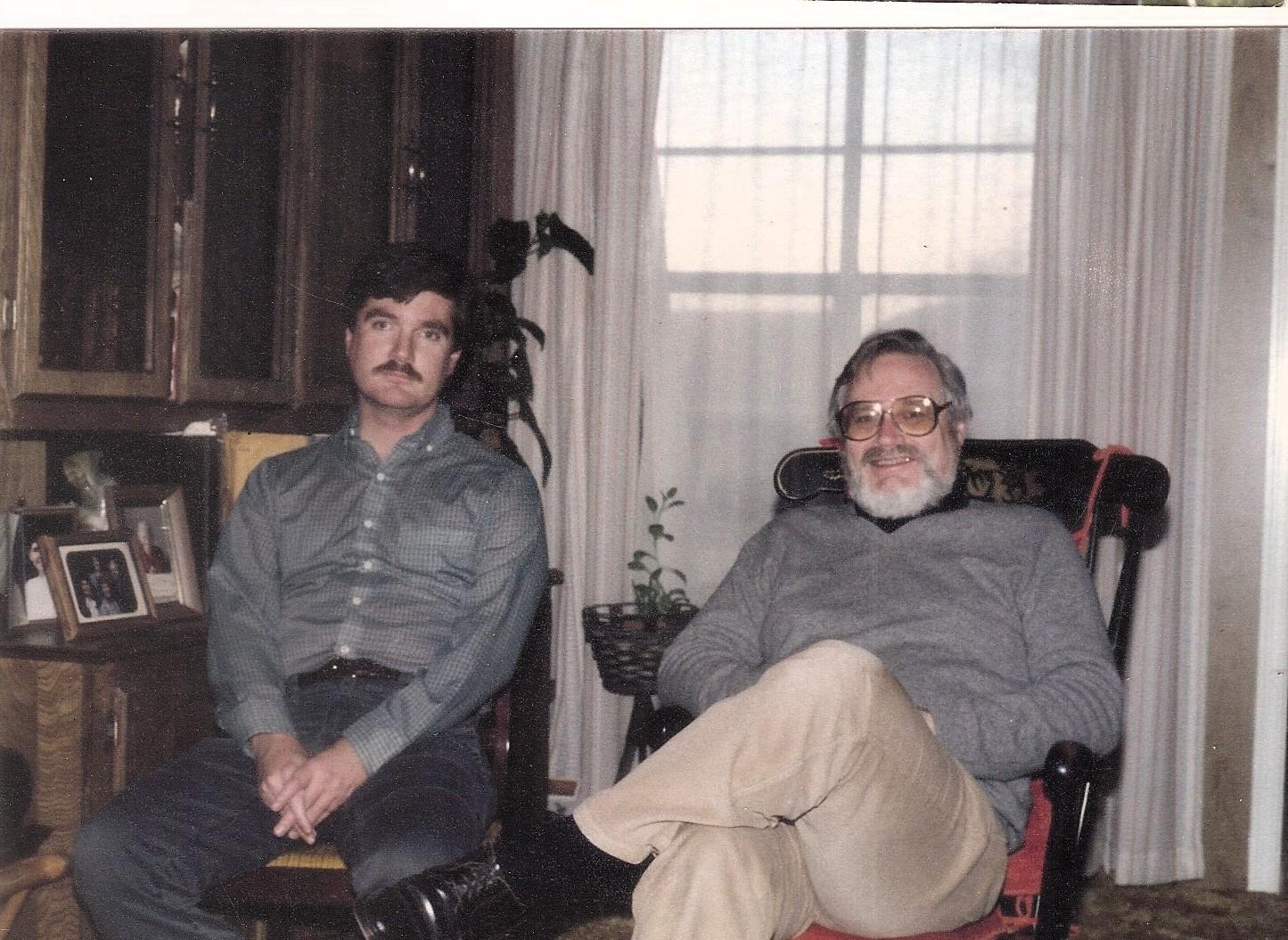 Vernon with his dad