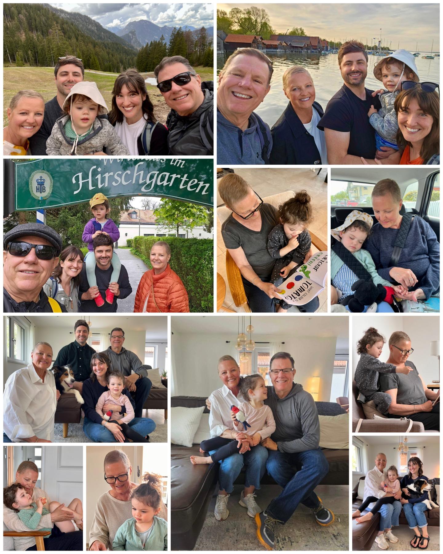 One of many trips to Germany …