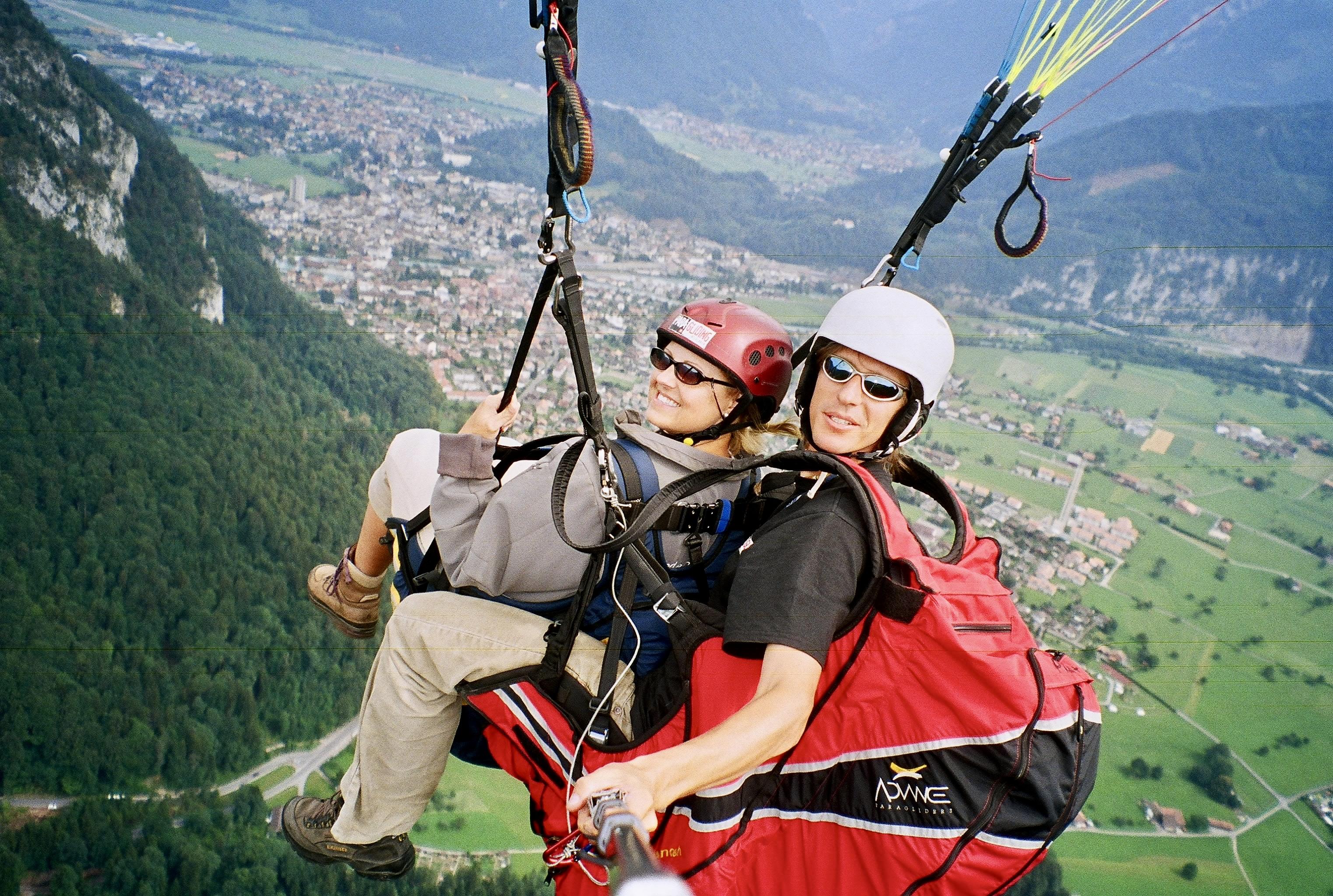 Flying high from the Jungfrau…