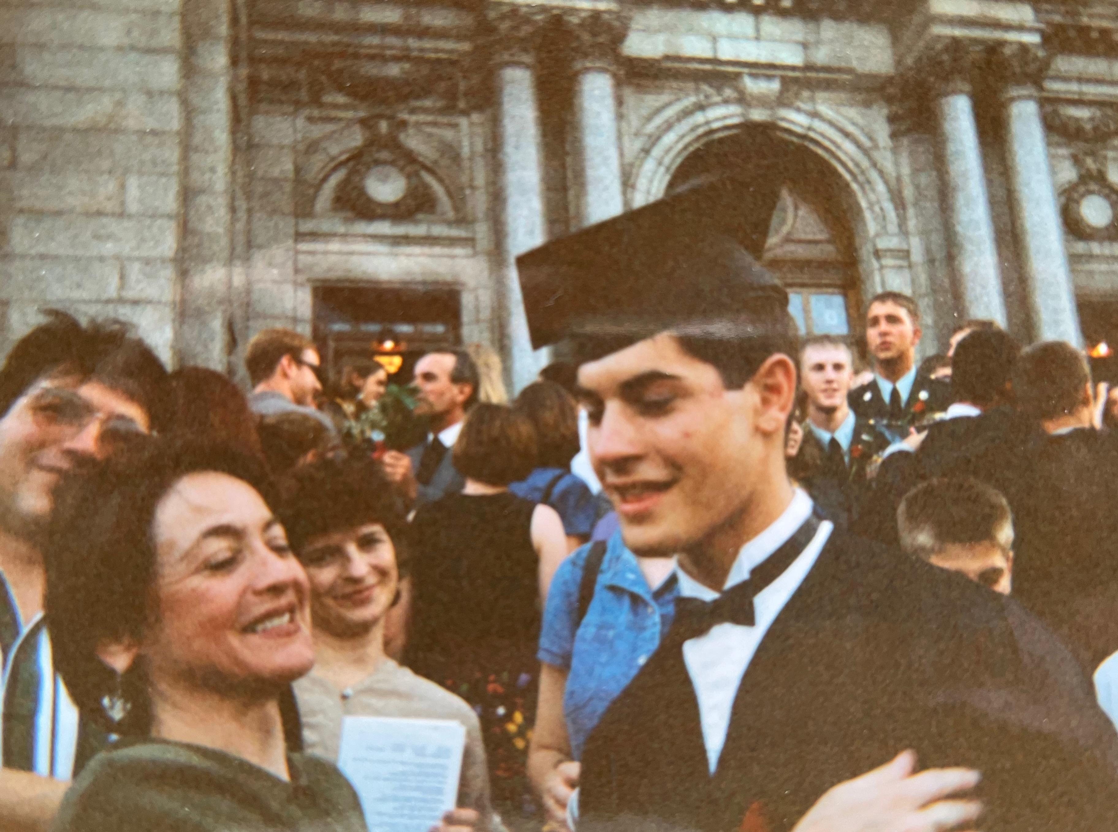 High school graduation. Me wi…