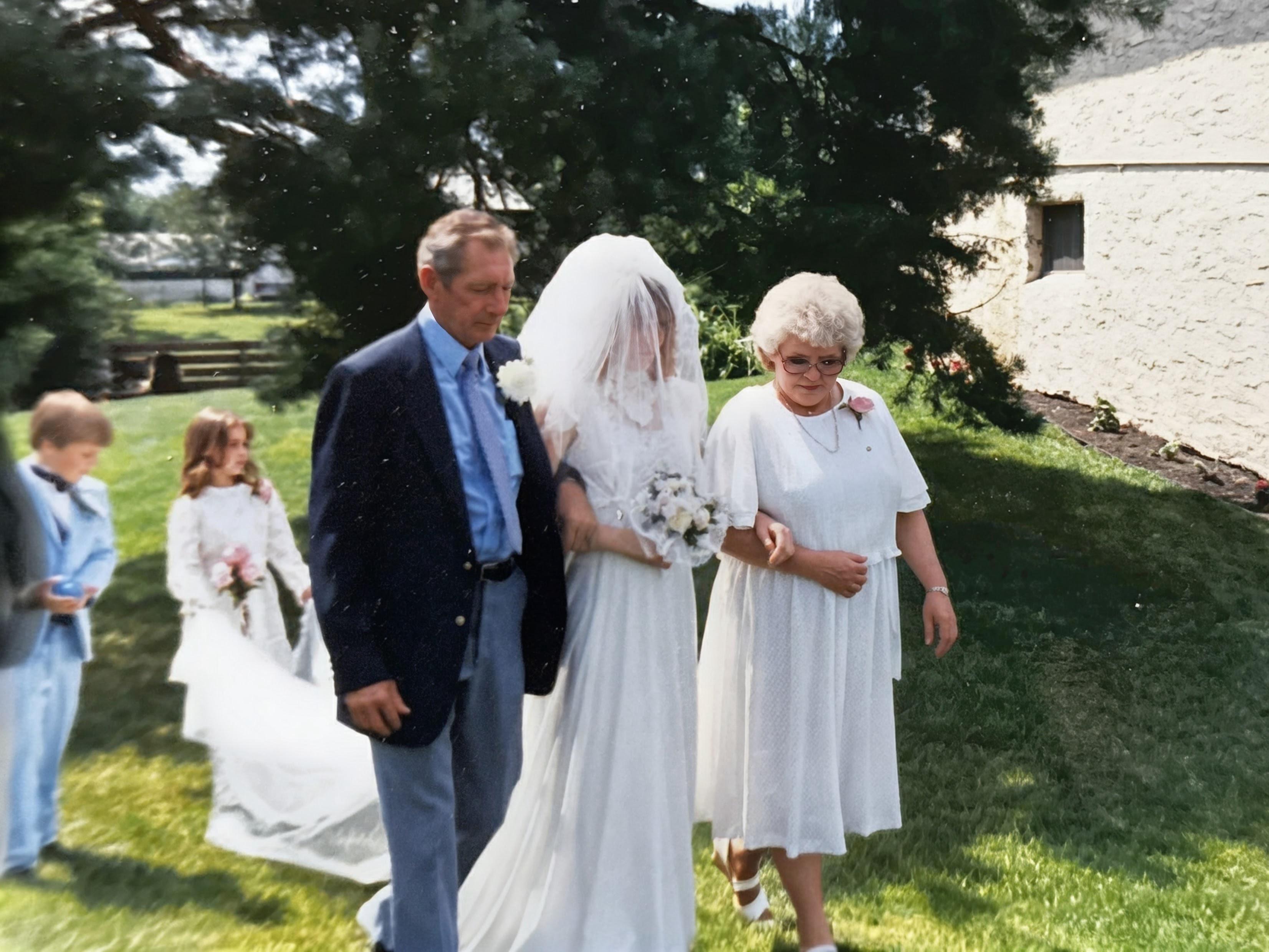 Don (dad), Rita, Daurice (mom)