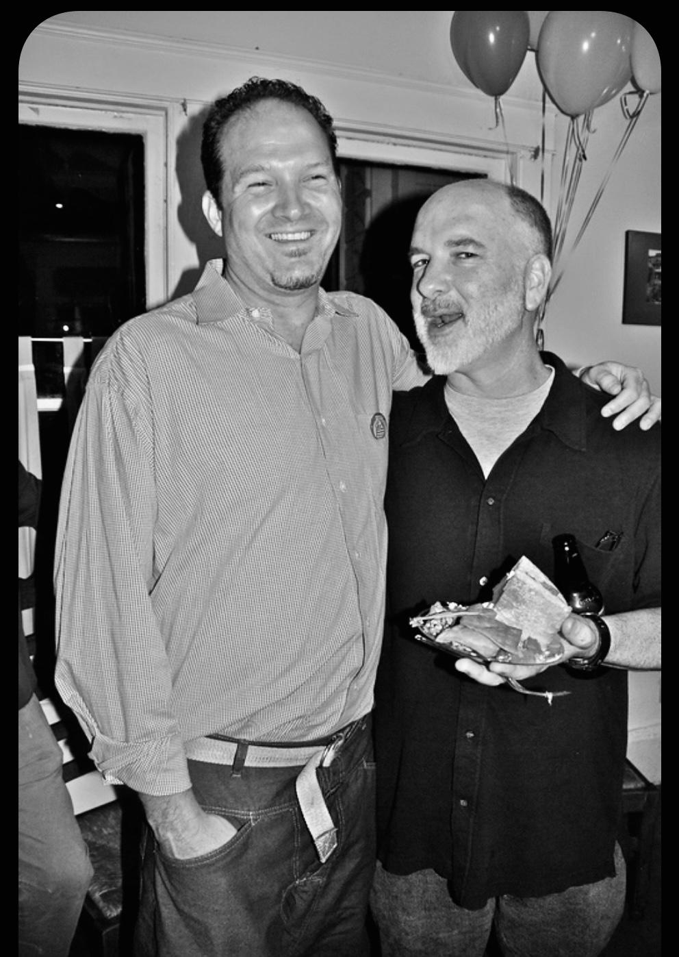 Me and Pableaux yucking it up…