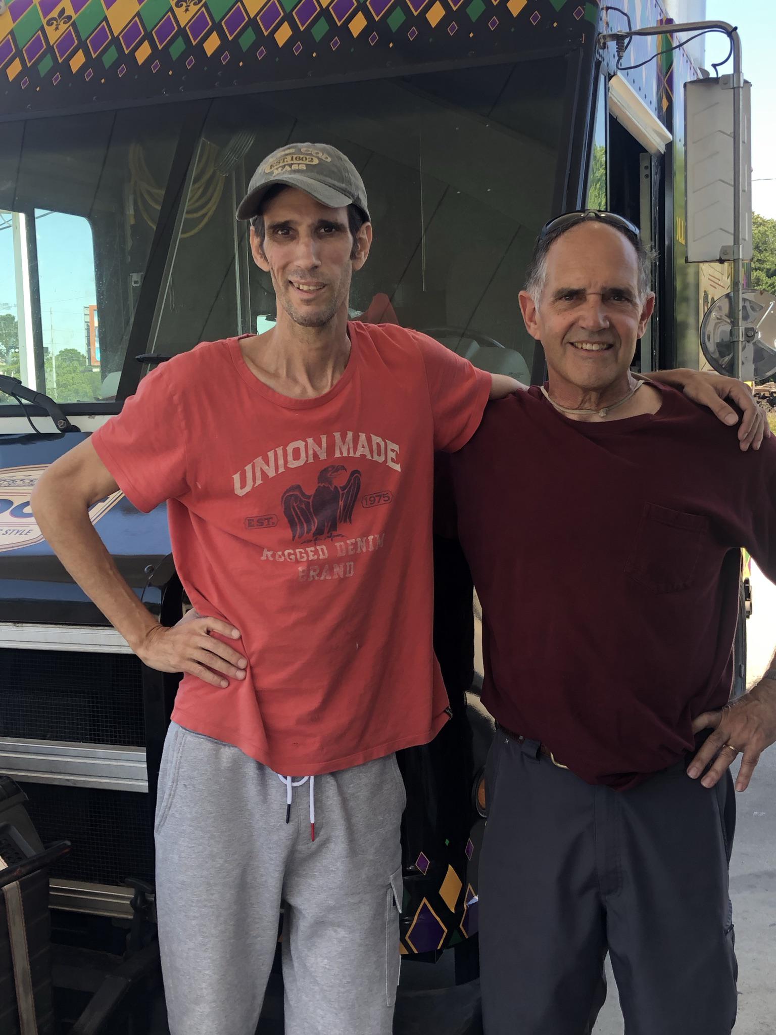 Uncle Philip and Bubba ready …