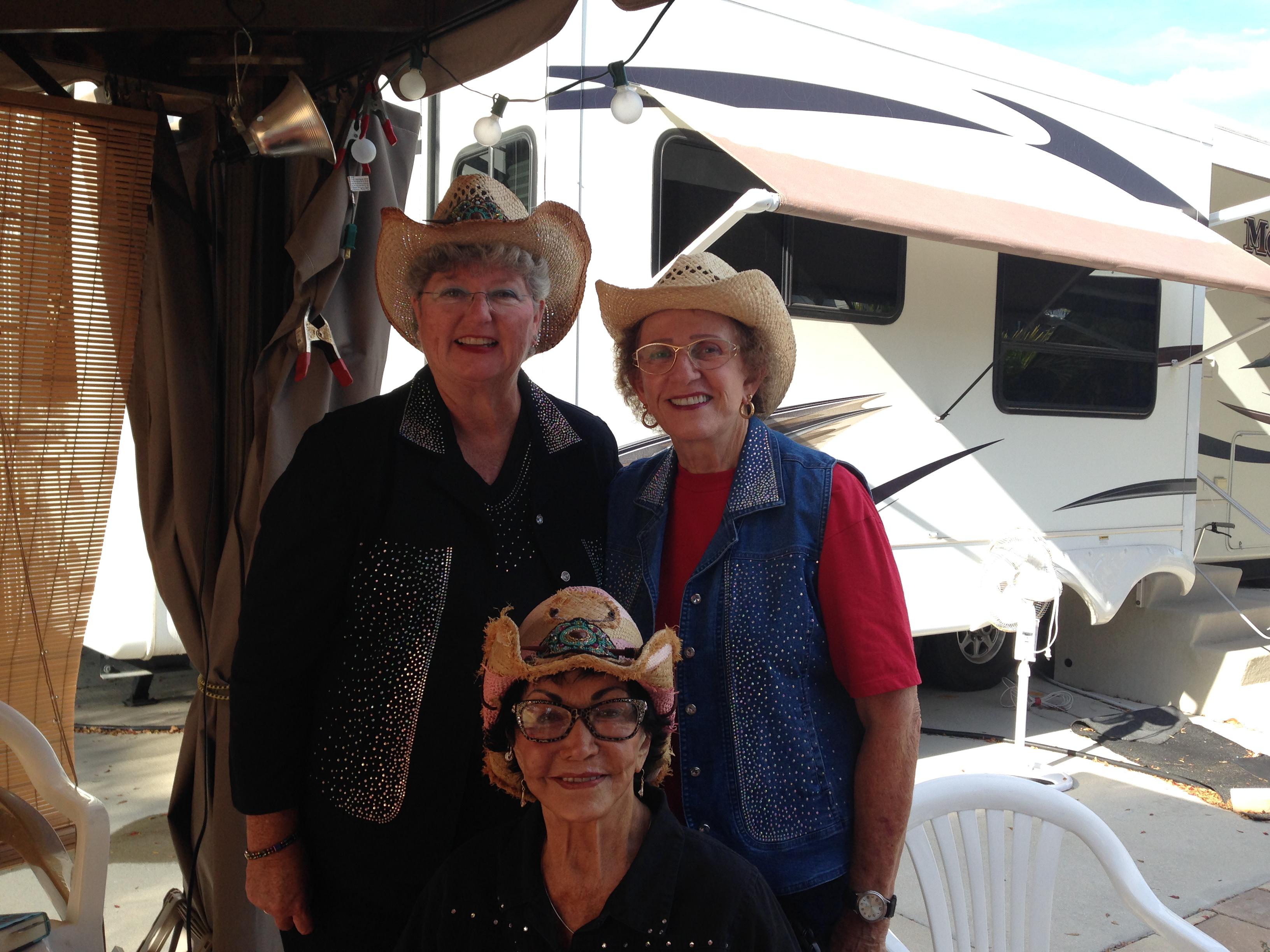 Our cowboy hats for the count…