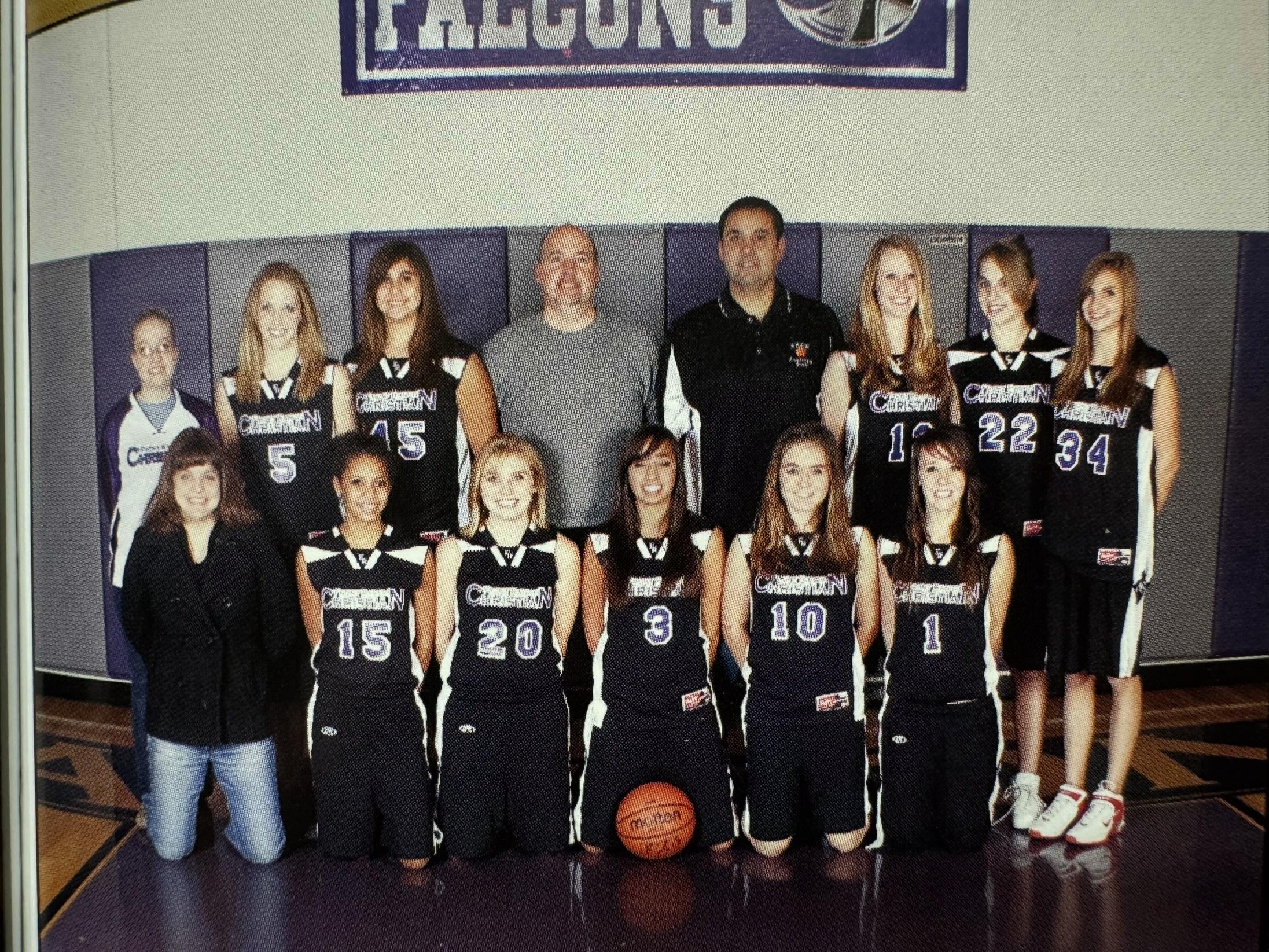 Coach Meek and the 2009 Girls…